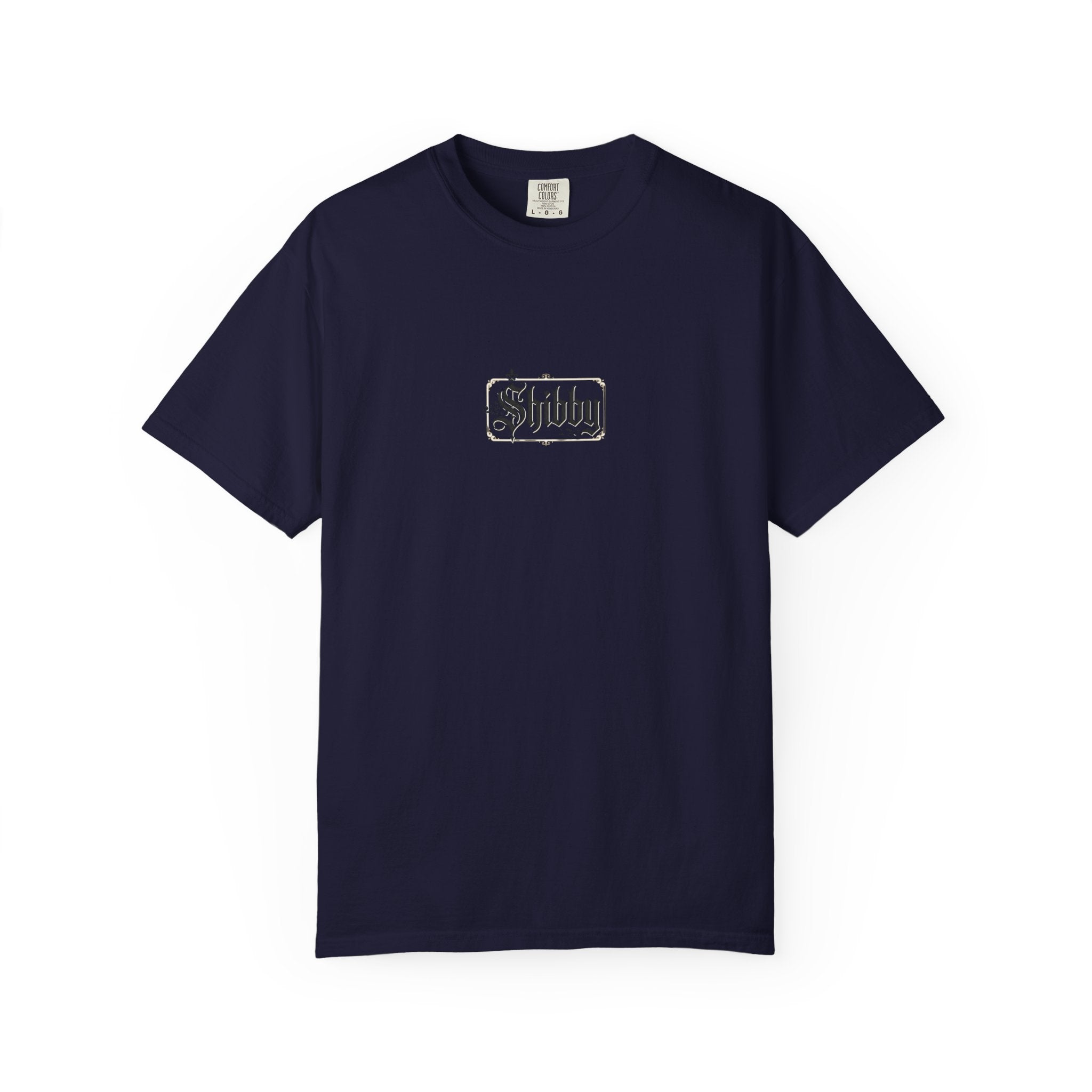 Shibby Script T-Shirt — Minimal Vintage Logo Tee