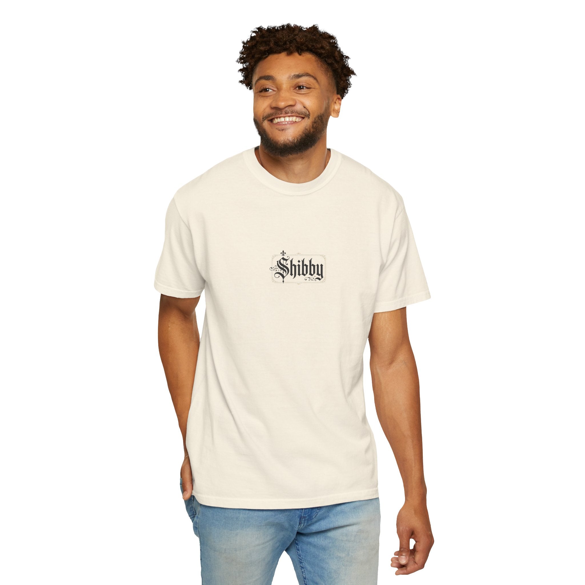 Shibby Script T-Shirt — Minimal Vintage Logo Tee