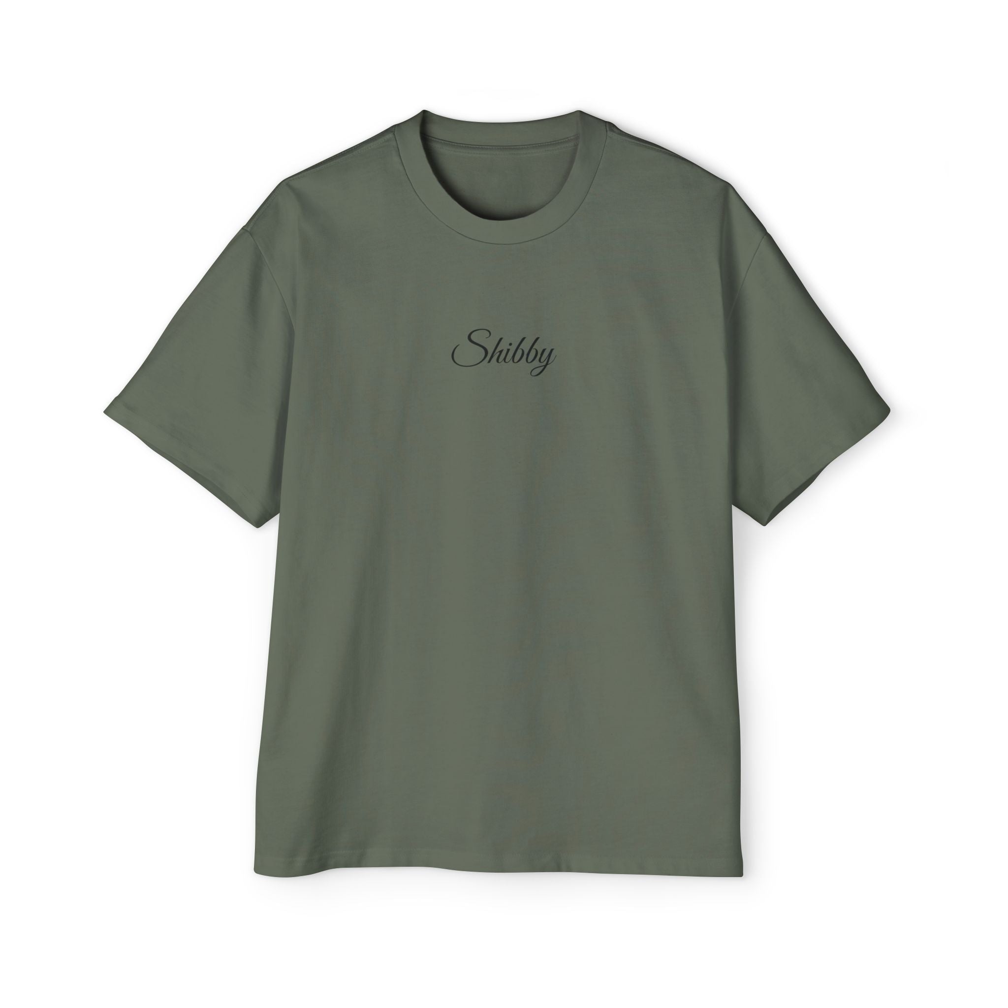 Shibby Oversized Tee — Minimalist Graphic T-Shirt