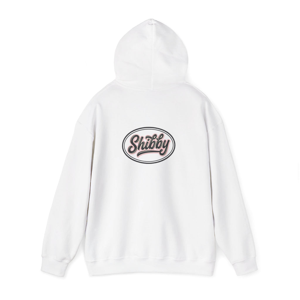 Ladies Jumpers -Shibby Logo Hoodie – Retro Script Pullover