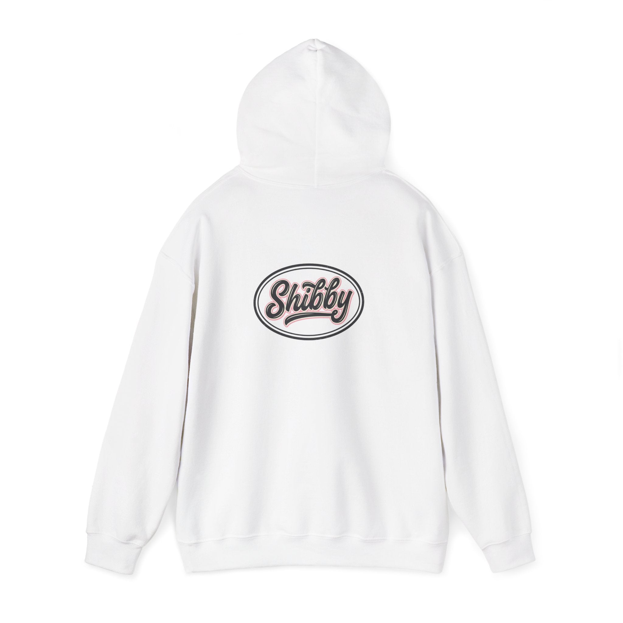 Ladies Jumpers -Shibby Logo Hoodie – Retro Script Pullover
