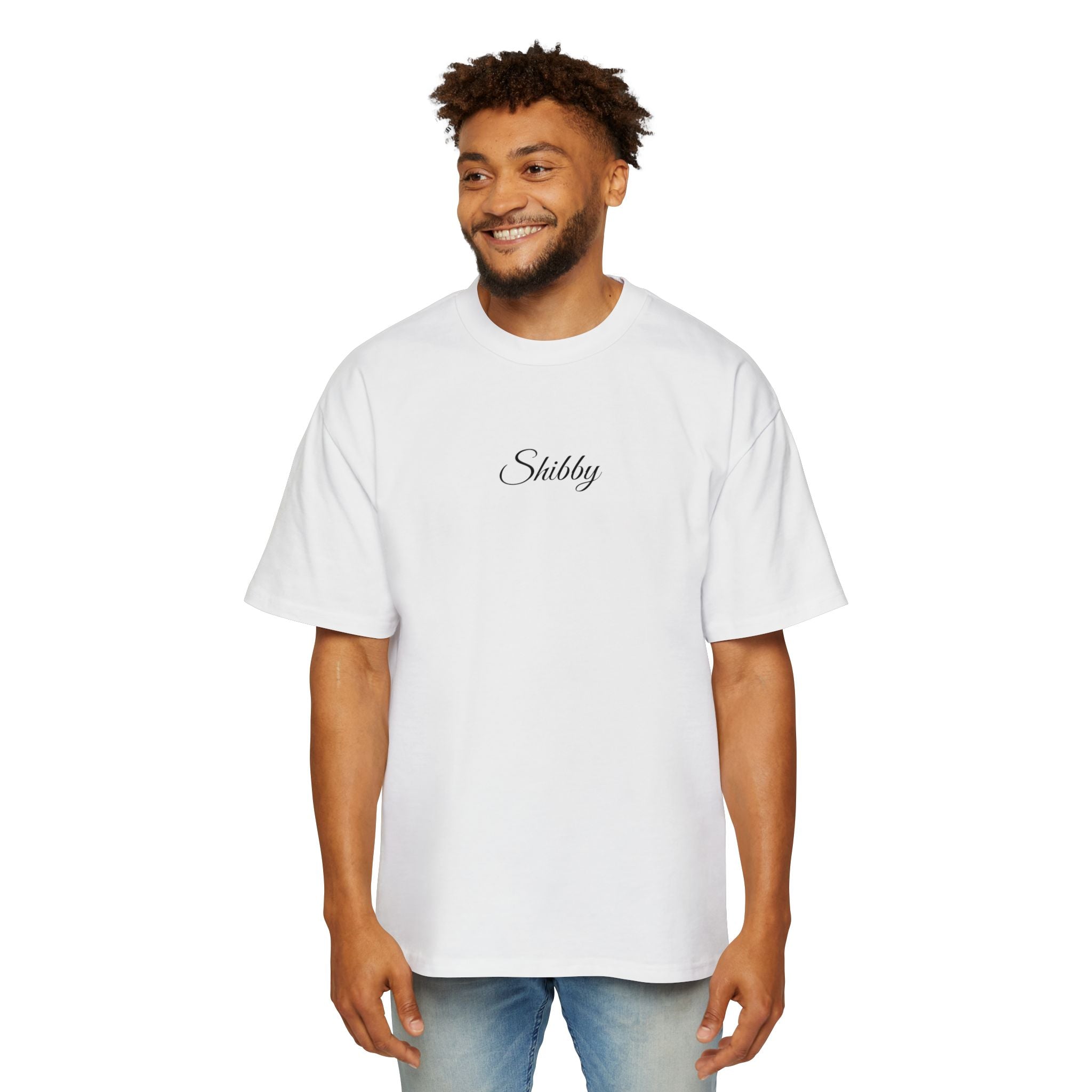 Shibby Oversized Tee — Minimalist Graphic T-Shirt