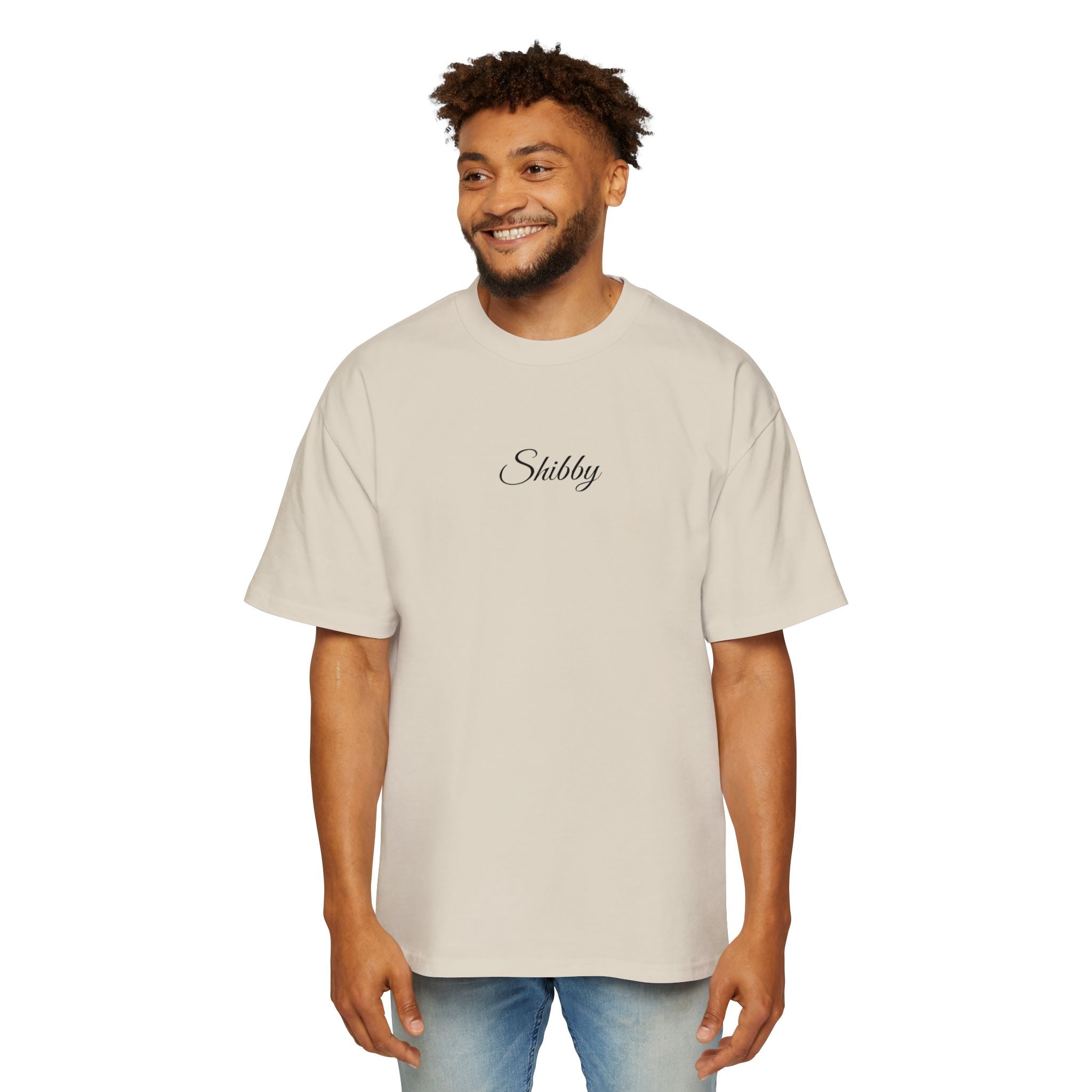 Shibby Oversized Tee — Minimalist Graphic T-Shirt