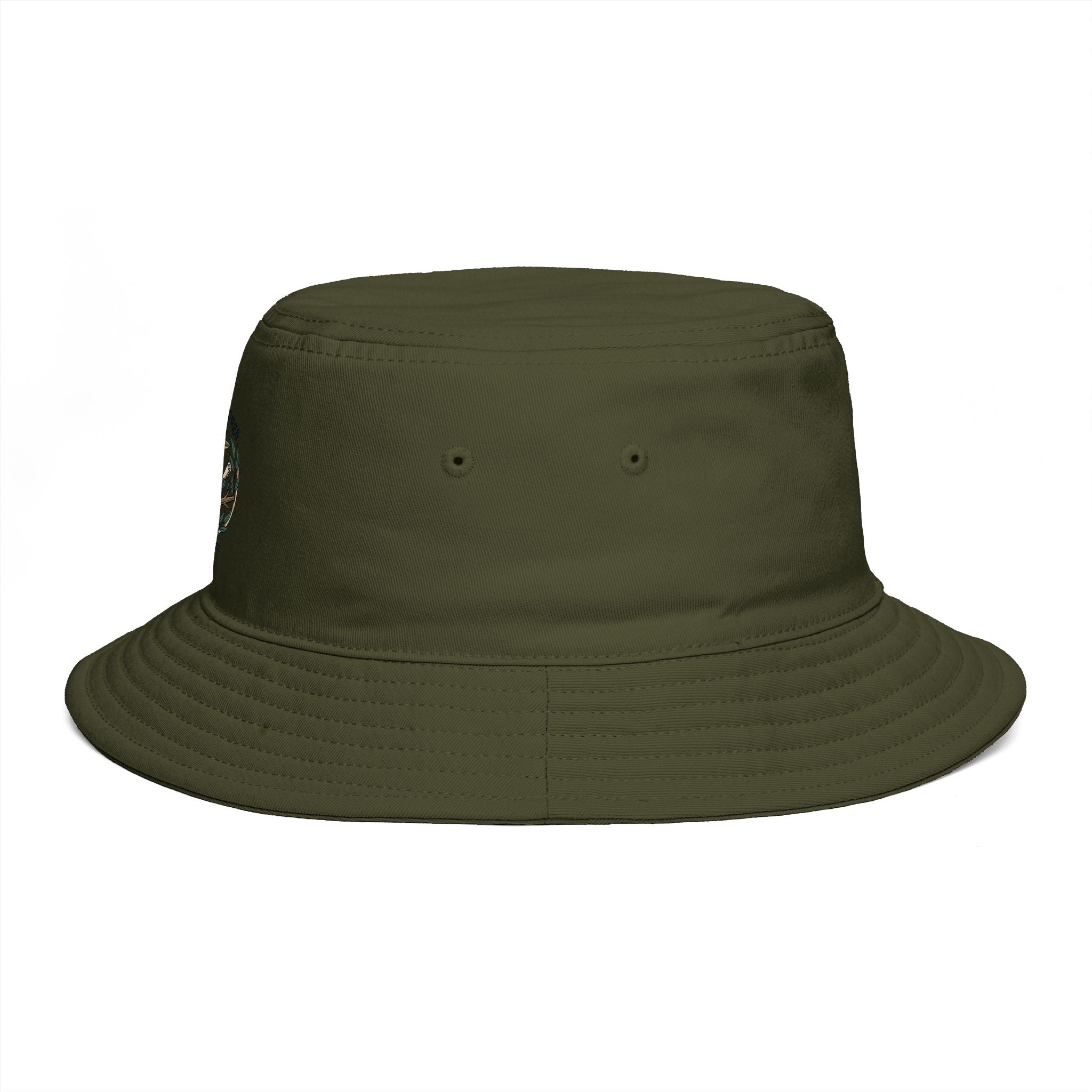 Shibby Vintage Fishing Bucket Hat — "Keep It thorough Kookaburra"