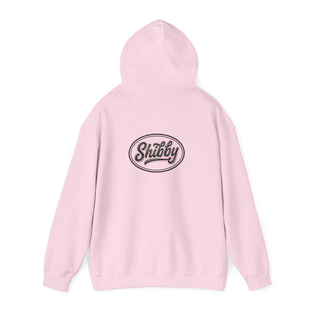 Ladies Jumpers -Shibby Logo Hoodie – Retro Script Pullover
