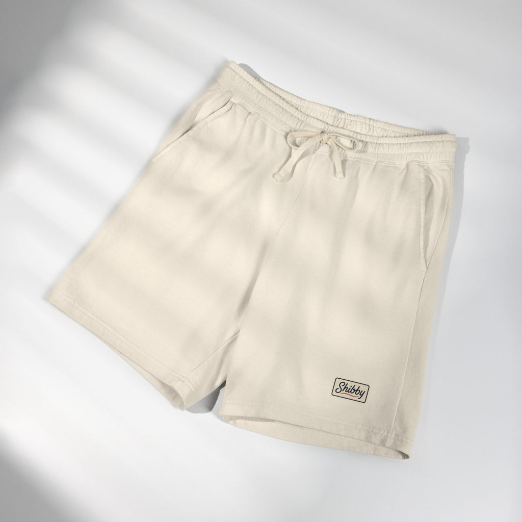 Shibby Fleece Sweat Shorts — Garment-Dyed Lightweight Lounge Shorts