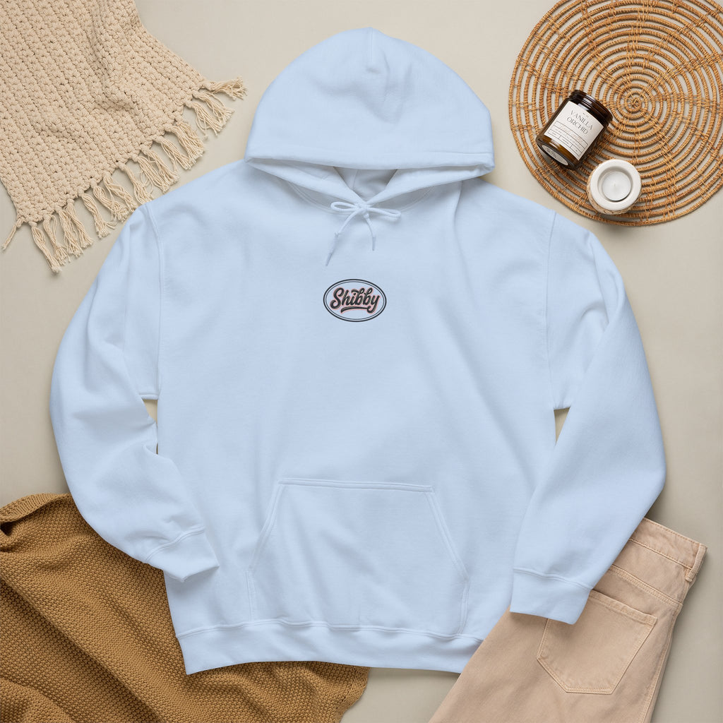 Ladies Jumpers -Shibby Logo Hoodie – Retro Script Pullover
