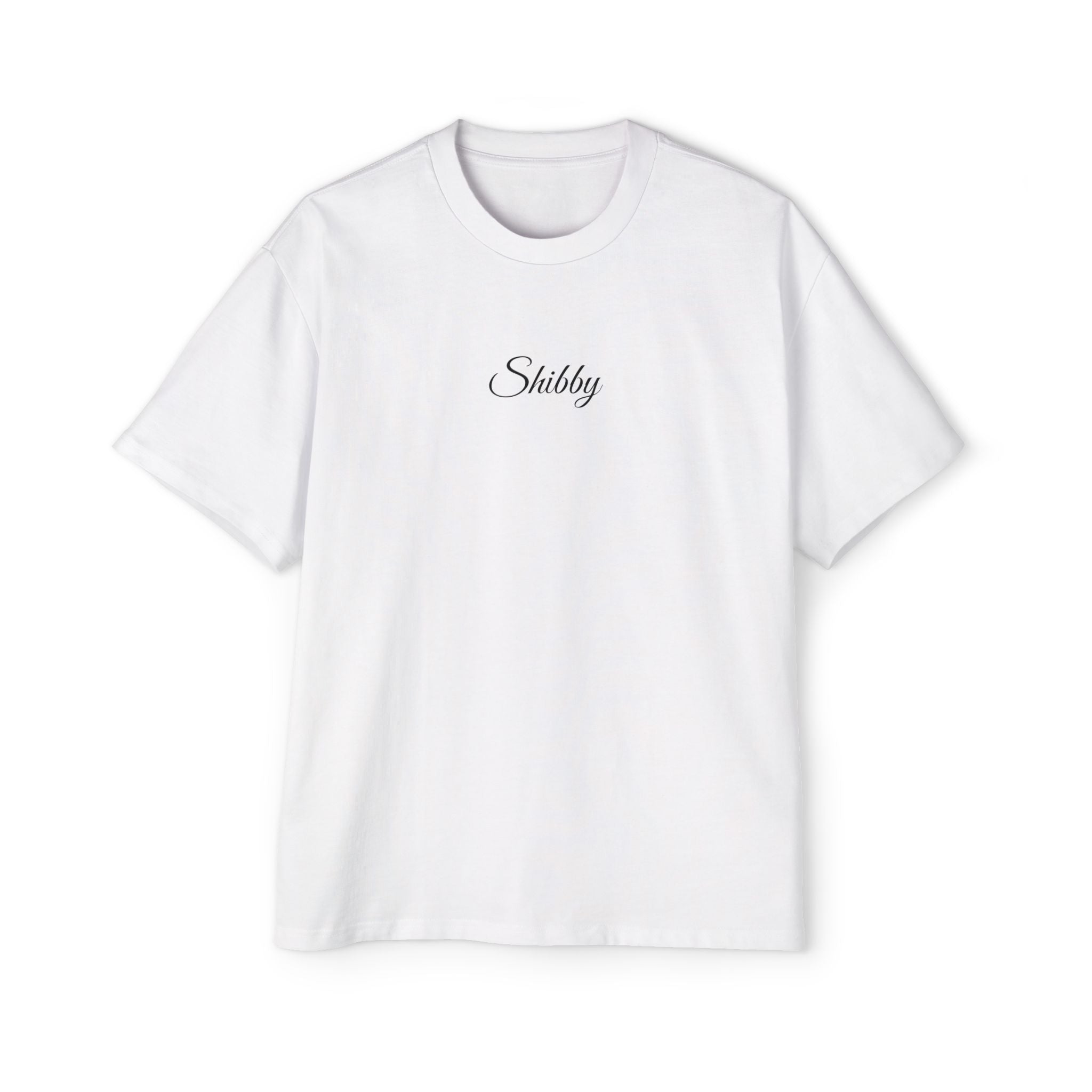 Shibby Oversized Tee — Minimalist Graphic T-Shirt