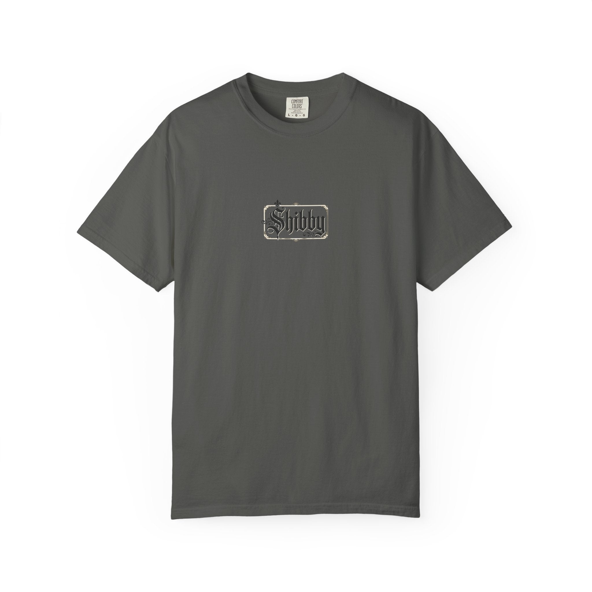 Shibby Script T-Shirt — Minimal Vintage Logo Tee