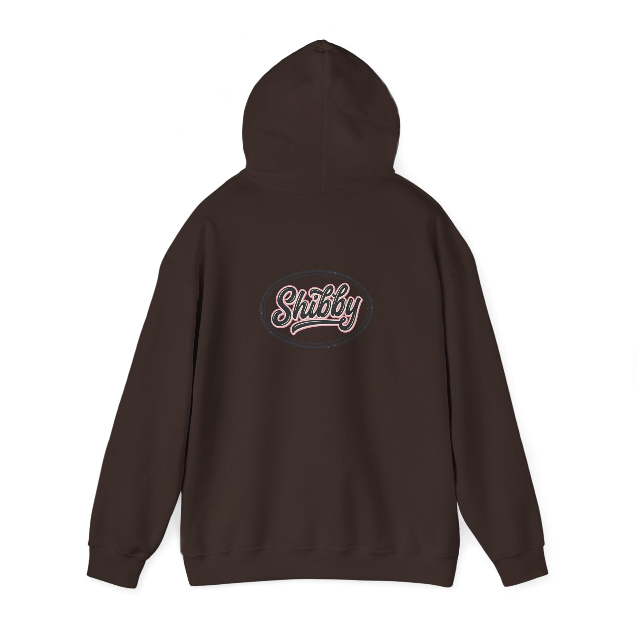 Ladies Jumpers -Shibby Logo Hoodie – Retro Script Pullover