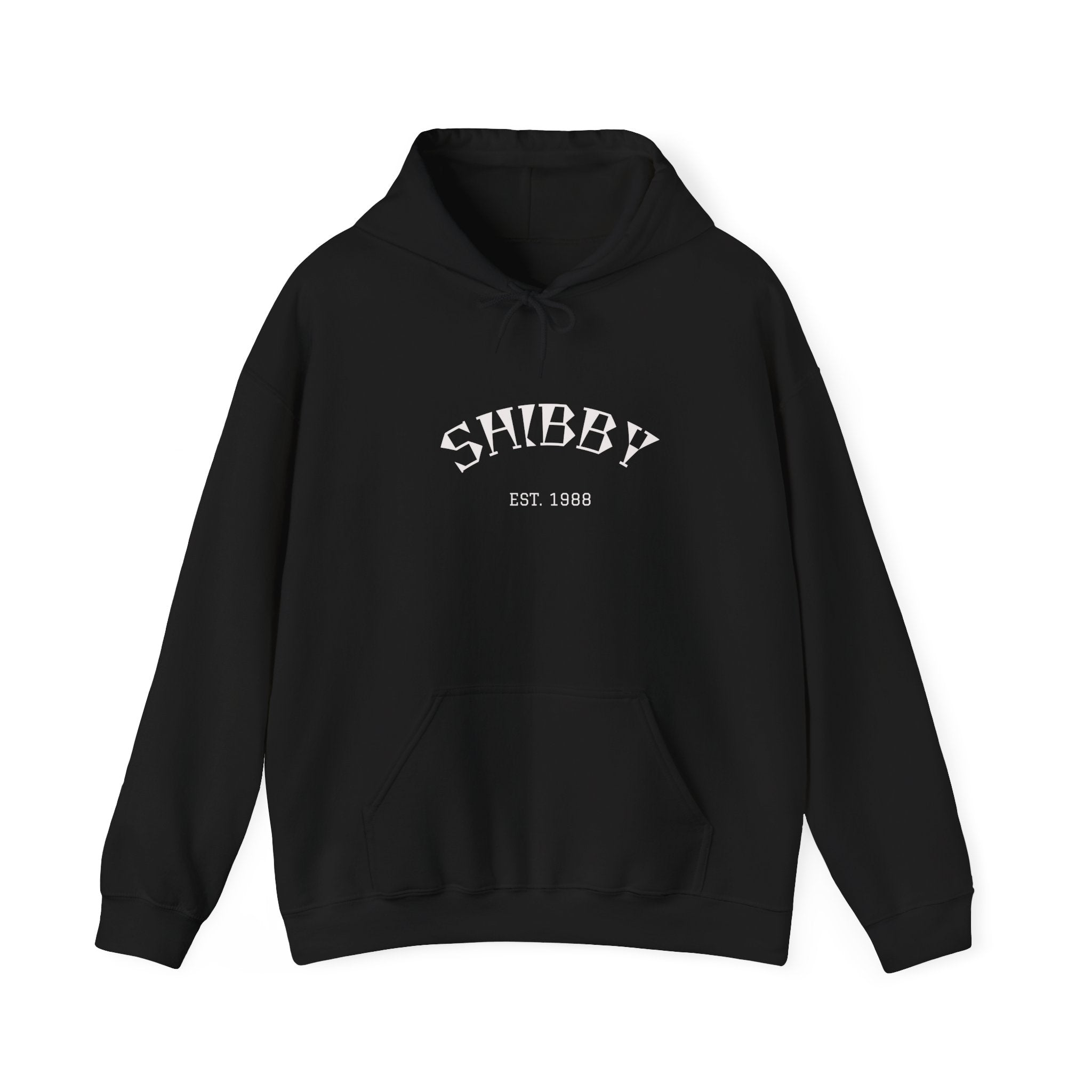 Shibby Est. 1988 Hoodie – Minimal Retro Logo Pullover