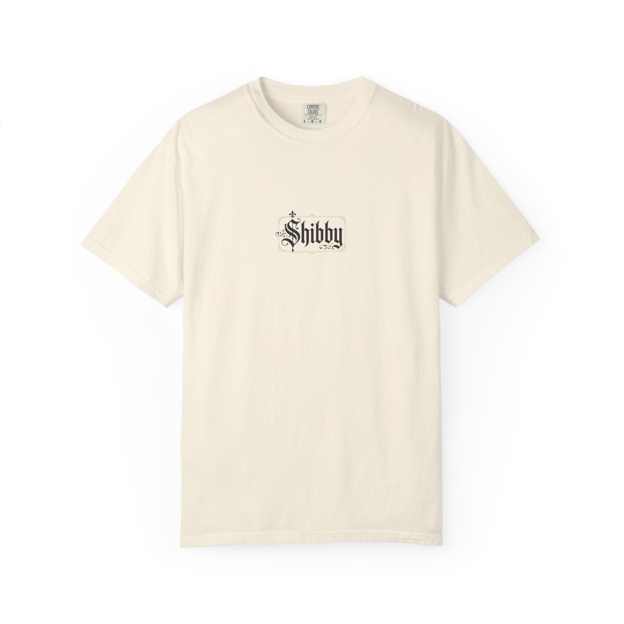 Shibby Script T-Shirt — Minimal Vintage Logo Tee