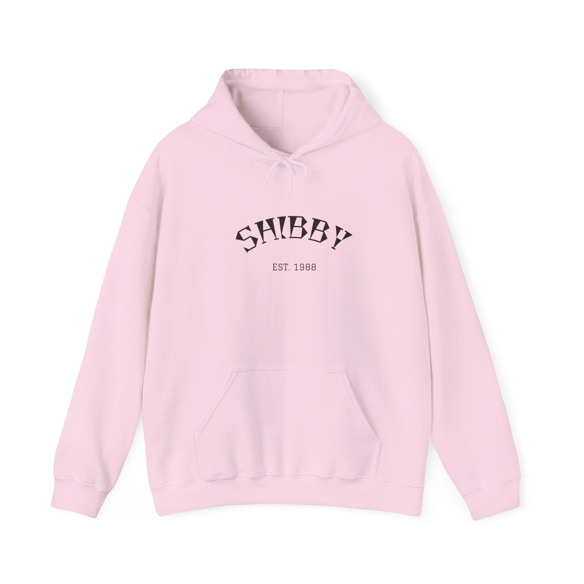 Shibby Est. 1988 Hoodie – Minimal Retro Logo Pullover