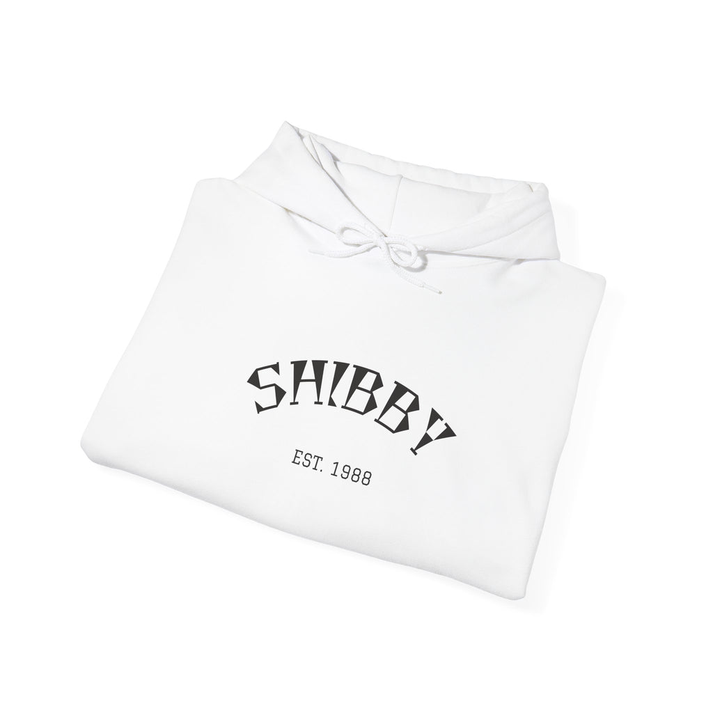 Shibby Est. 1988 Hoodie – Minimal Retro Logo Pullover