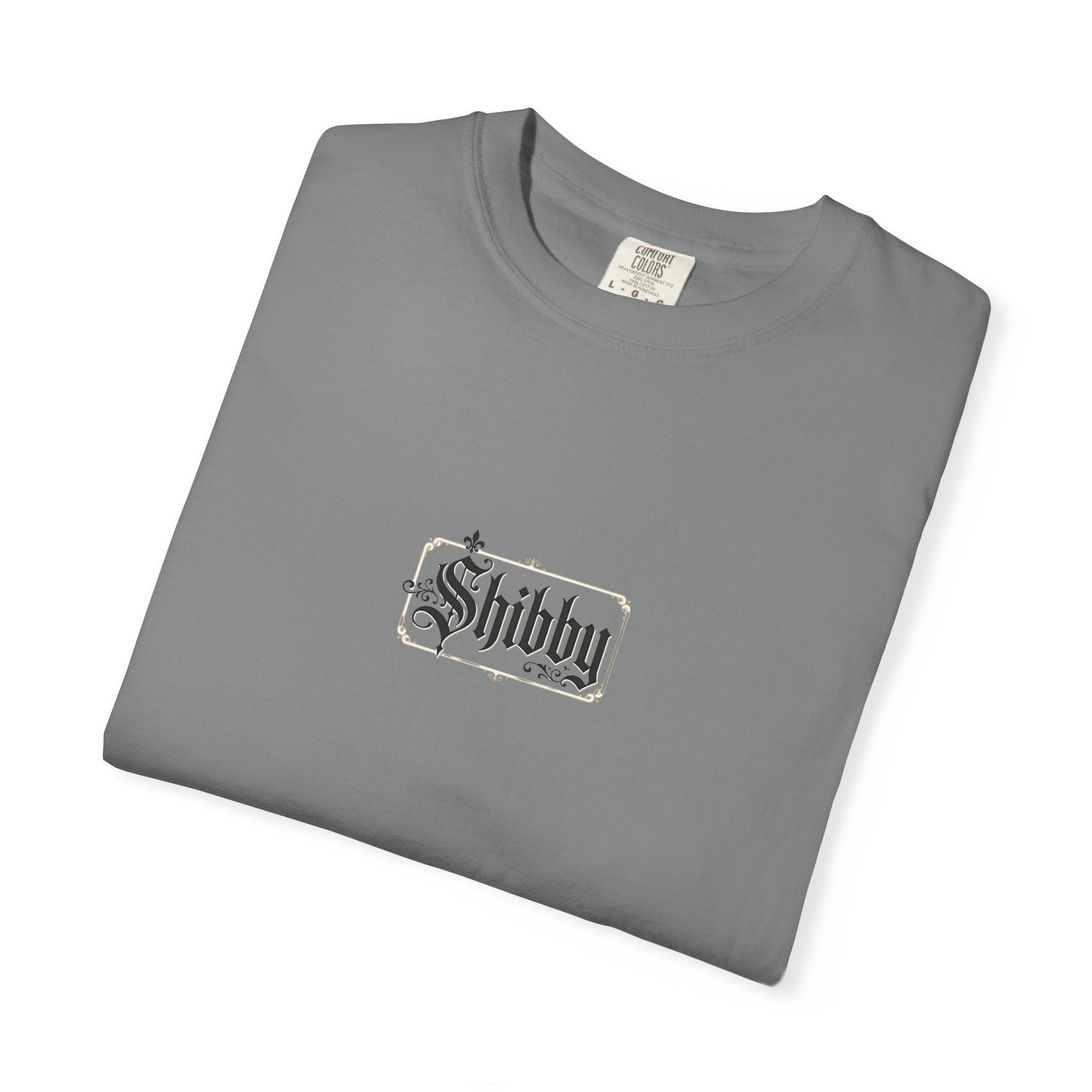 Shibby Script T-Shirt — Minimal Vintage Logo Tee