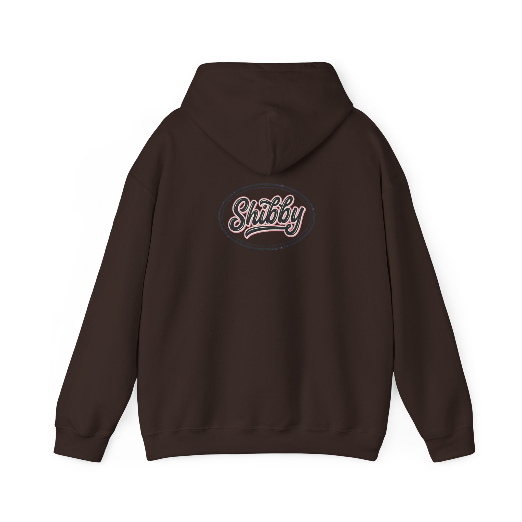Ladies Jumpers -Shibby Logo Hoodie – Retro Script Pullover