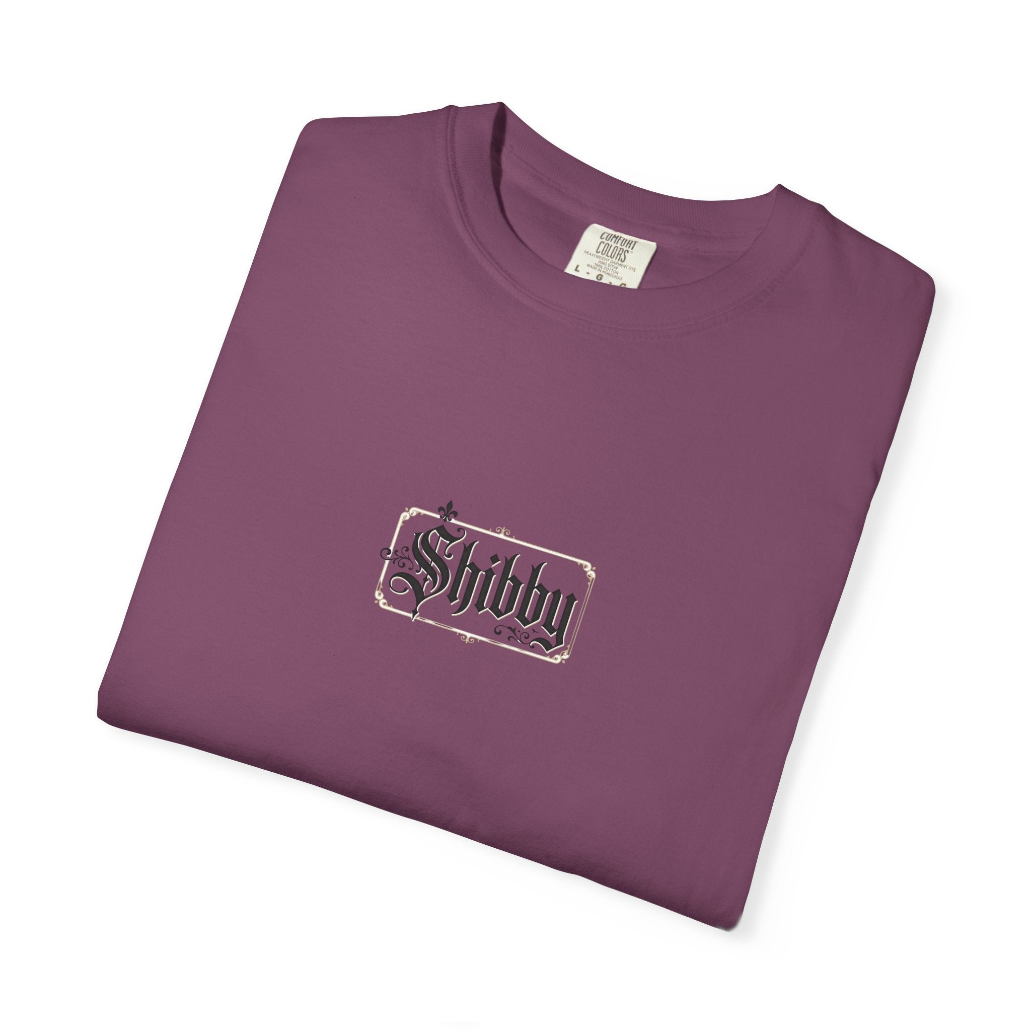 Shibby Script T-Shirt — Minimal Vintage Logo Tee