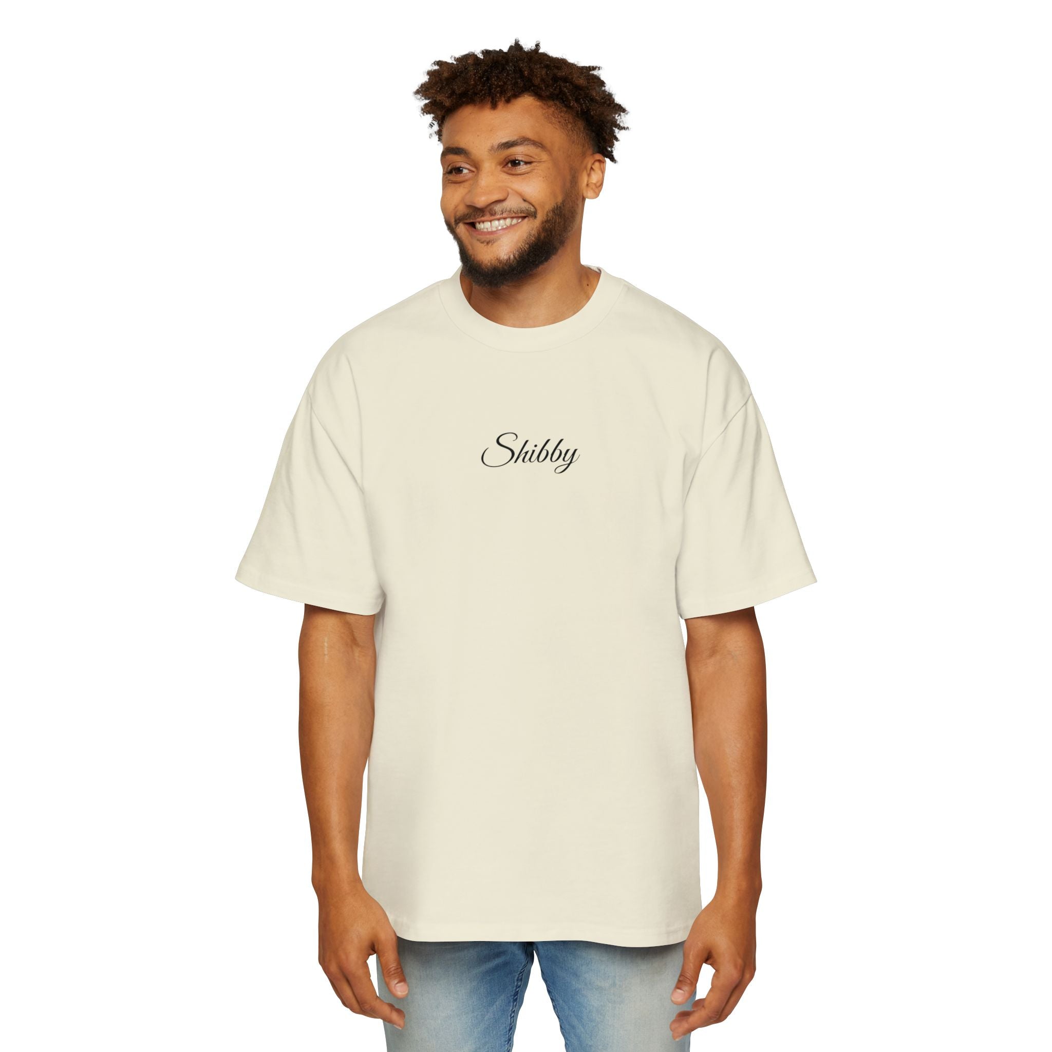 Shibby Oversized Tee — Minimalist Graphic T-Shirt