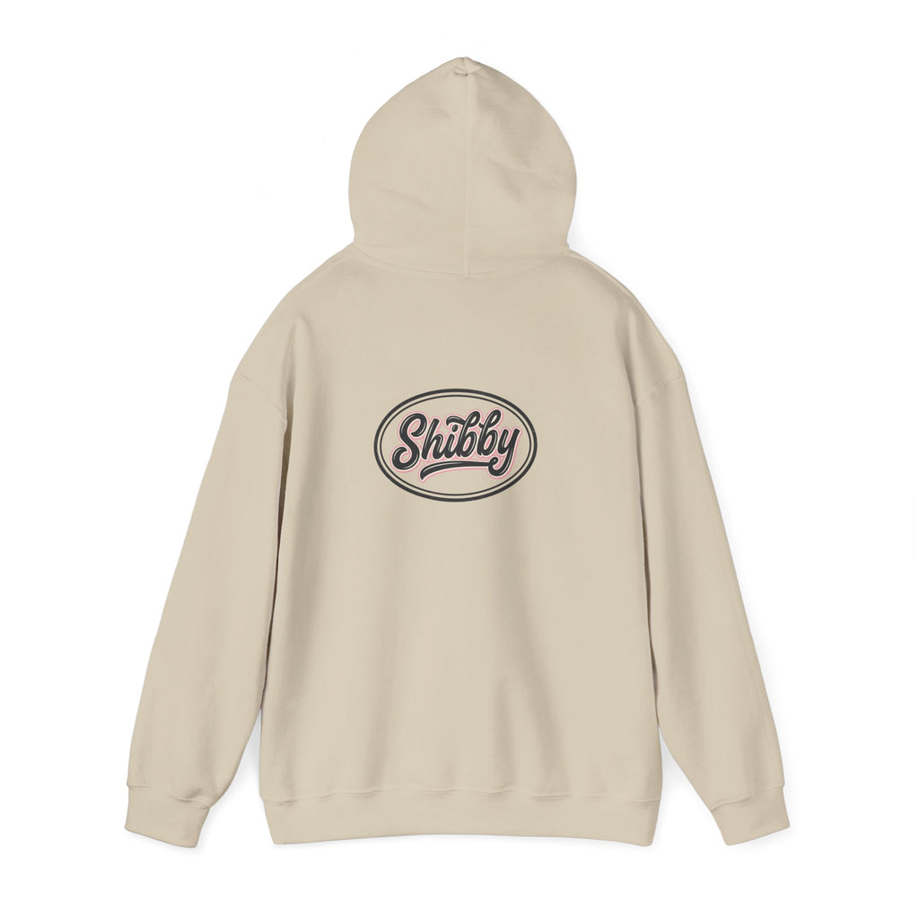 Ladies Jumpers -Shibby Logo Hoodie – Retro Script Pullover