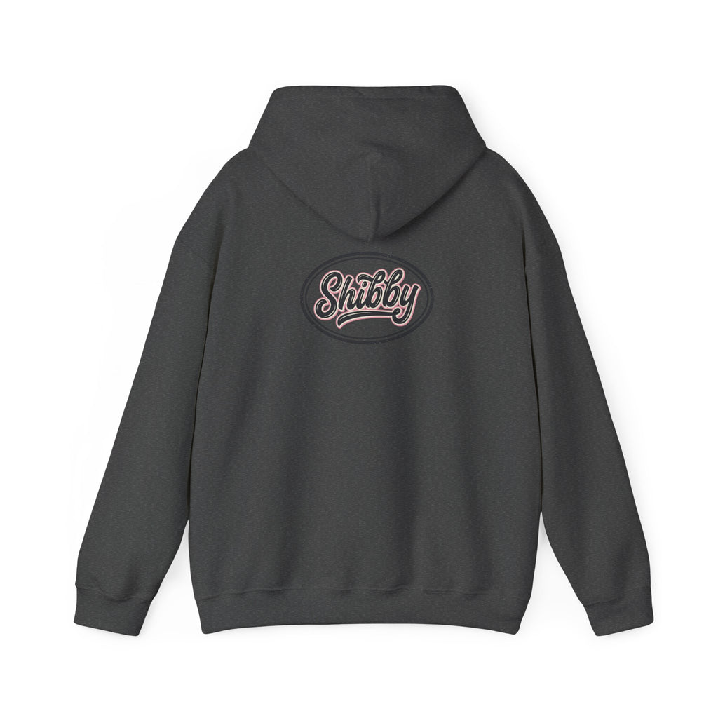 Ladies Jumpers -Shibby Logo Hoodie – Retro Script Pullover