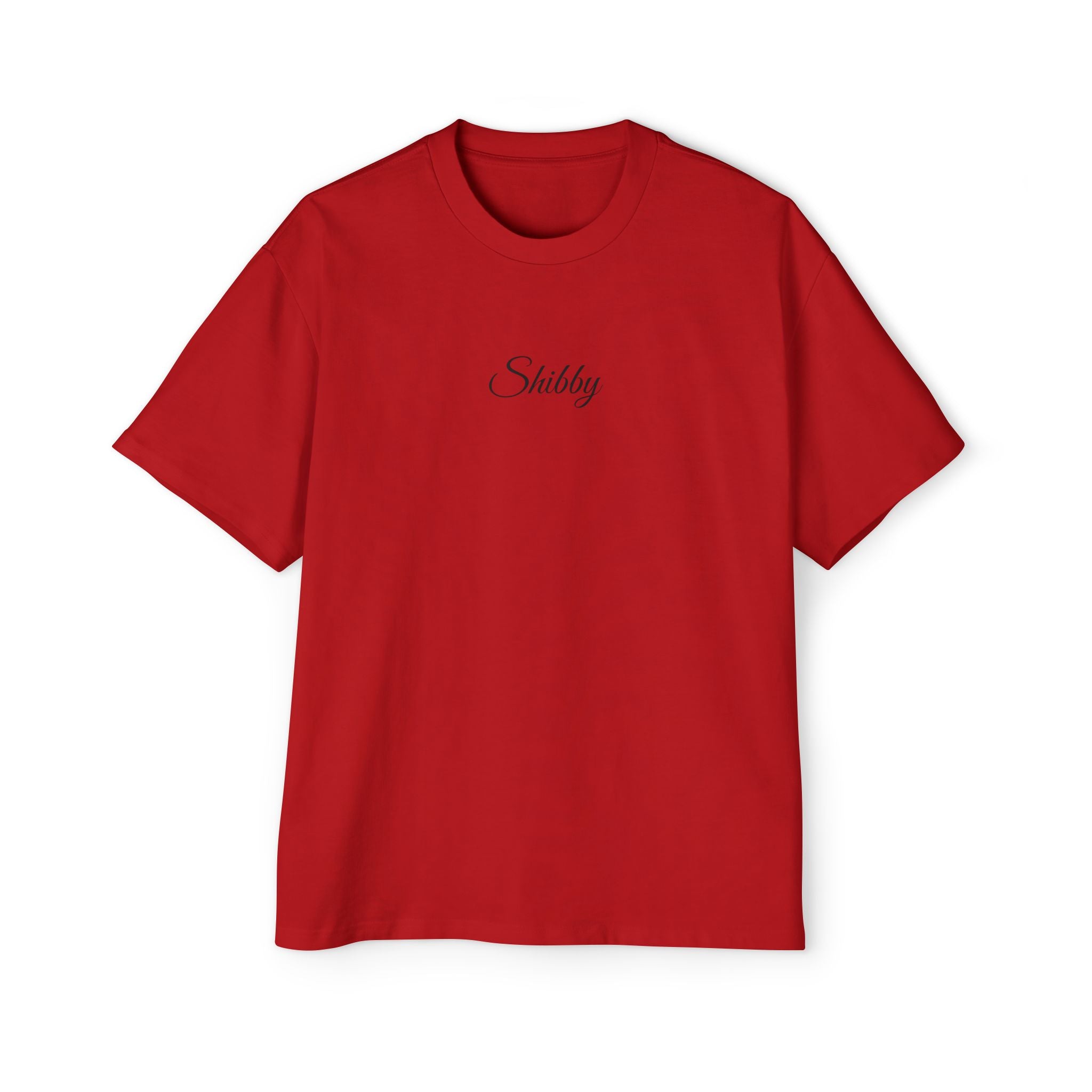 Shibby Oversized Tee — Minimalist Graphic T-Shirt