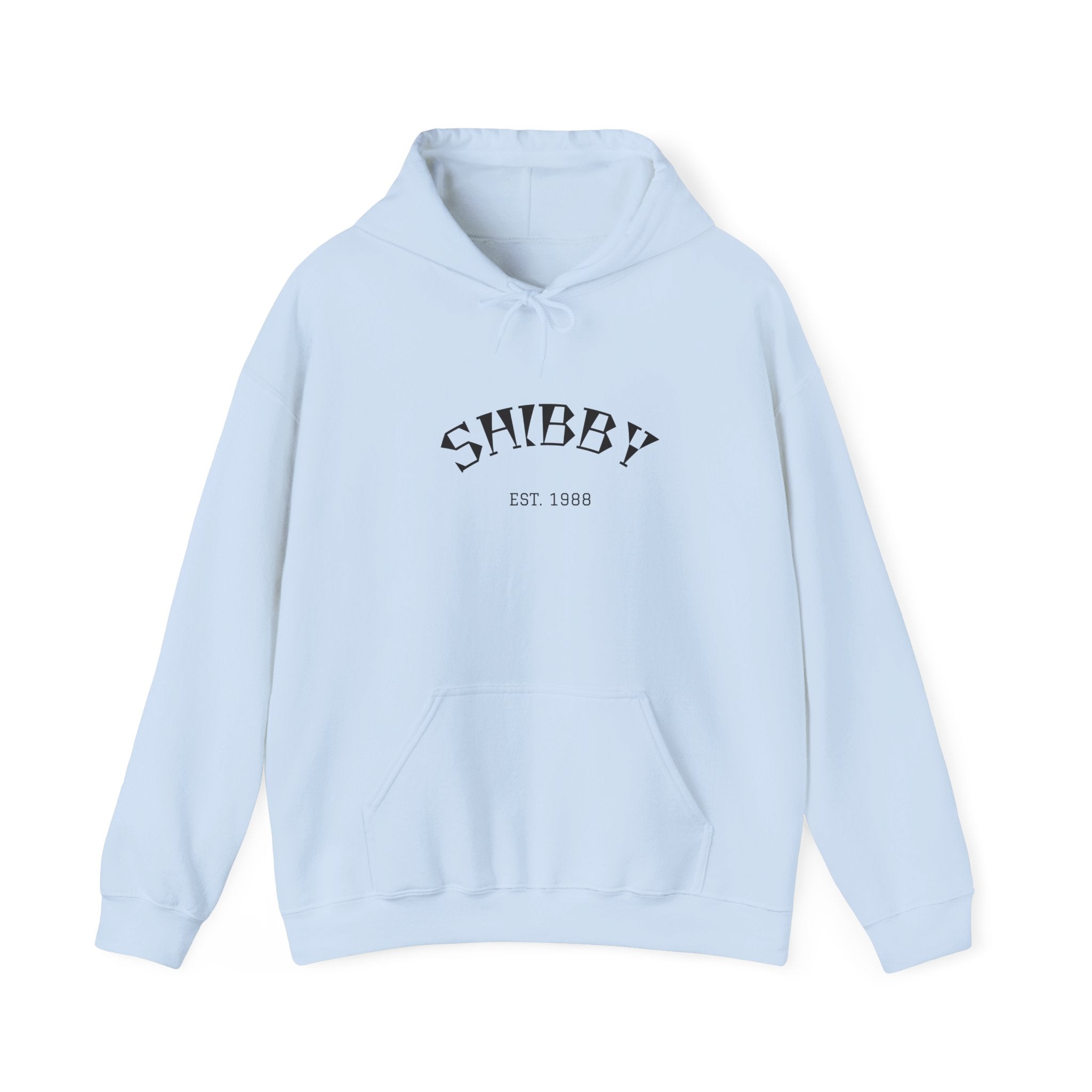 Shibby Est. 1988 Hoodie – Minimal Retro Logo Pullover