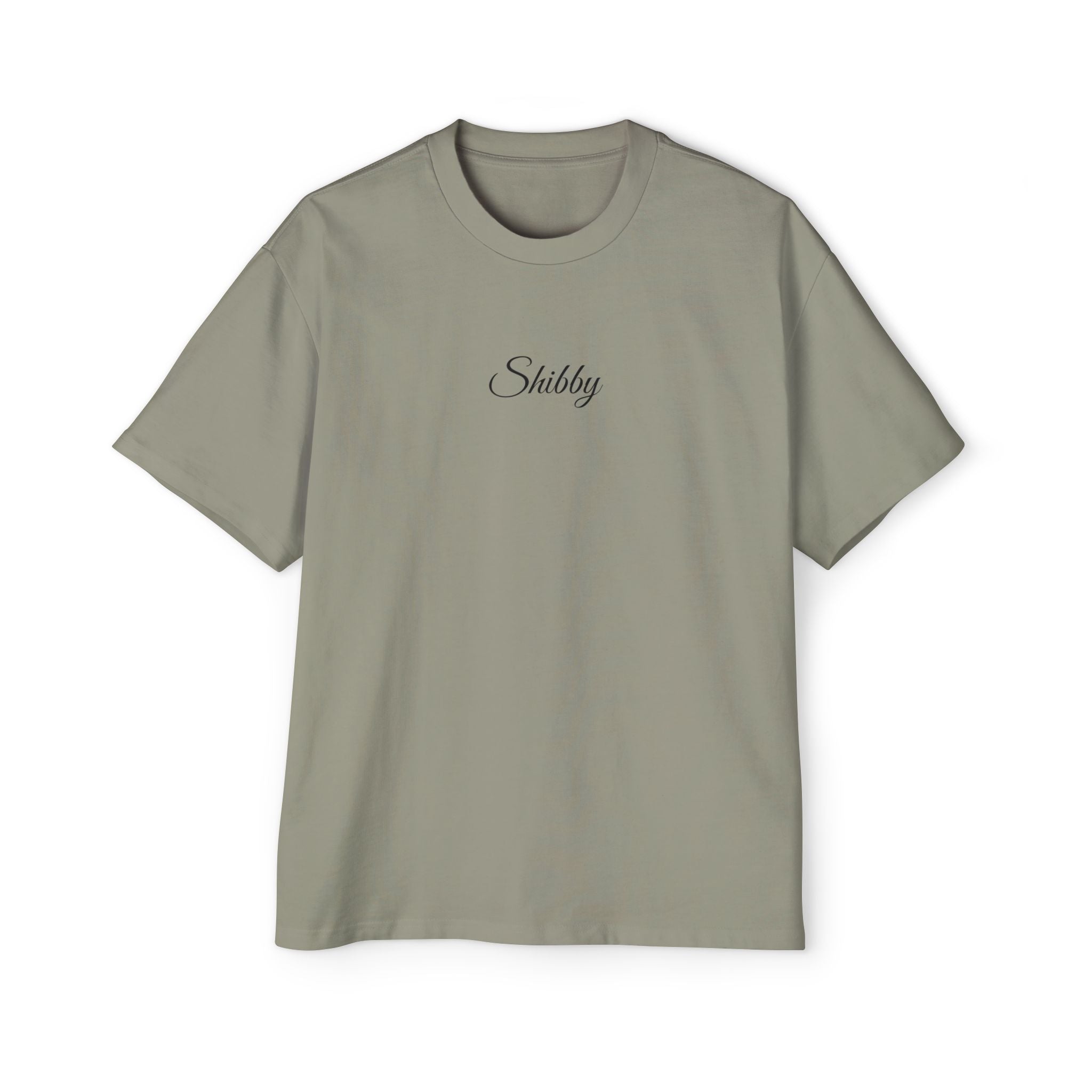 Shibby Oversized Tee — Minimalist Graphic T-Shirt