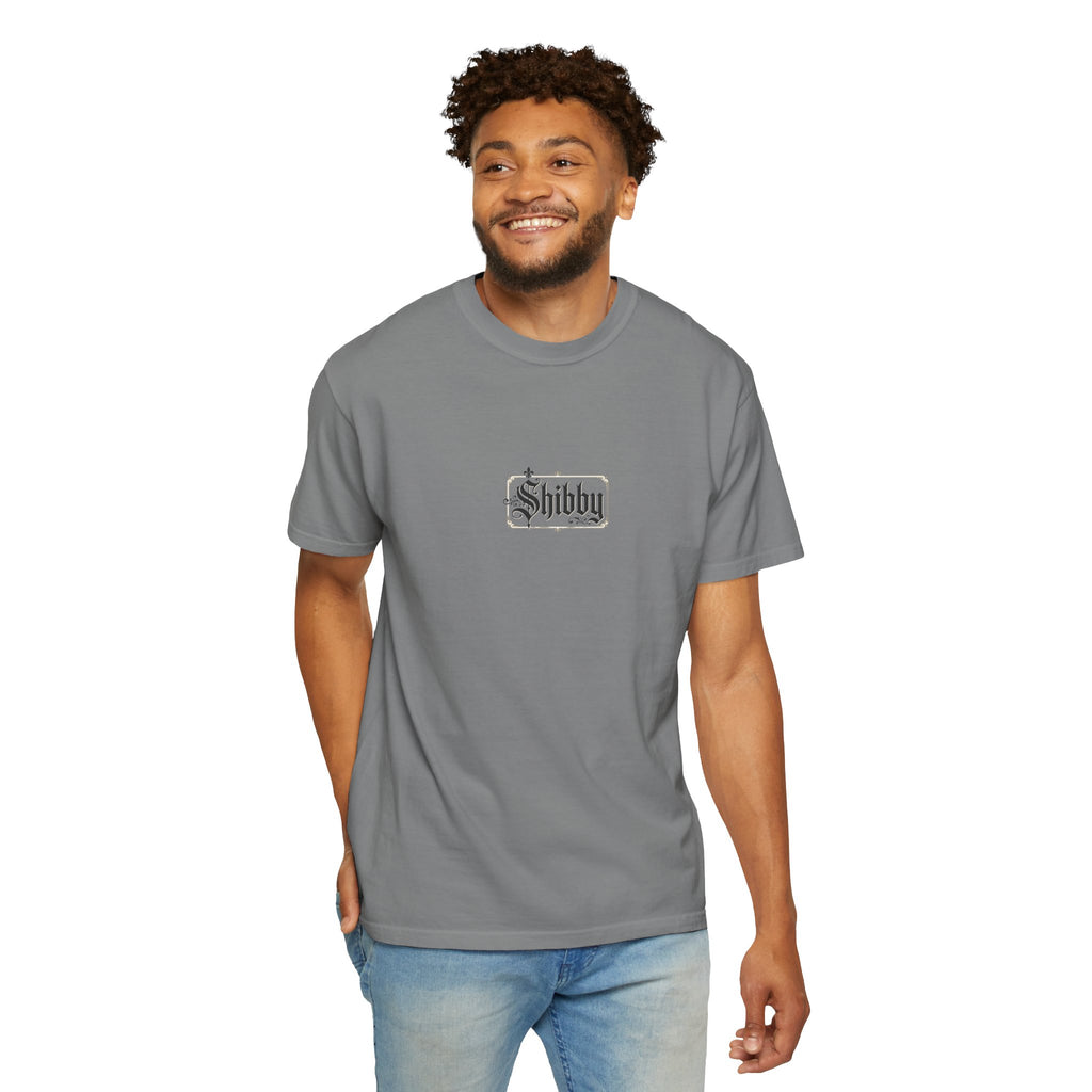 Shibby Script T-Shirt — Minimal Vintage Logo Tee