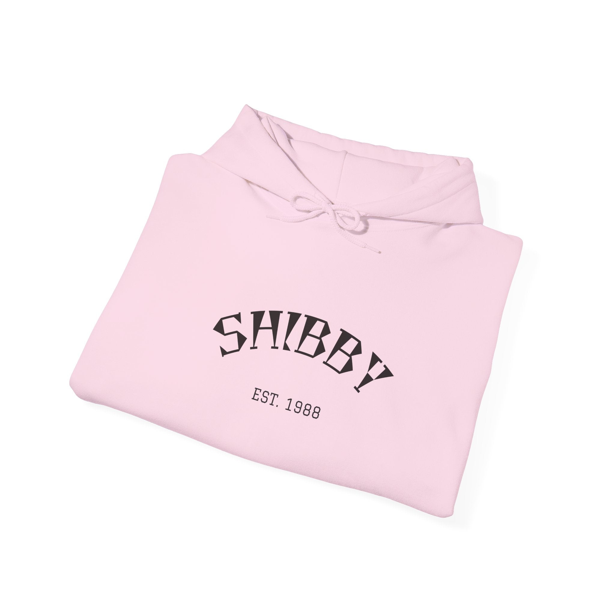 Shibby Est. 1988 Hoodie – Minimal Retro Logo Pullover