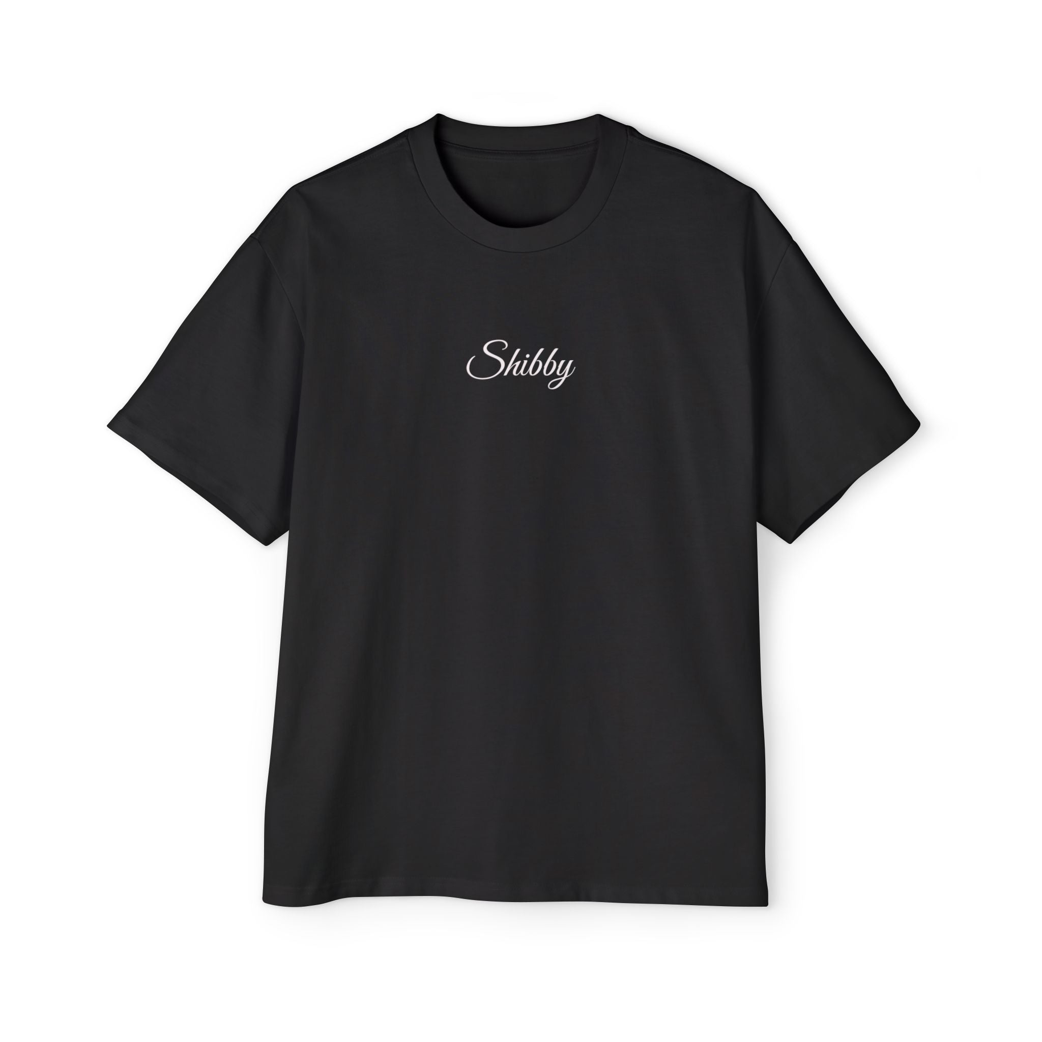 Shibby Oversized Tee — Minimalist Graphic T-Shirt