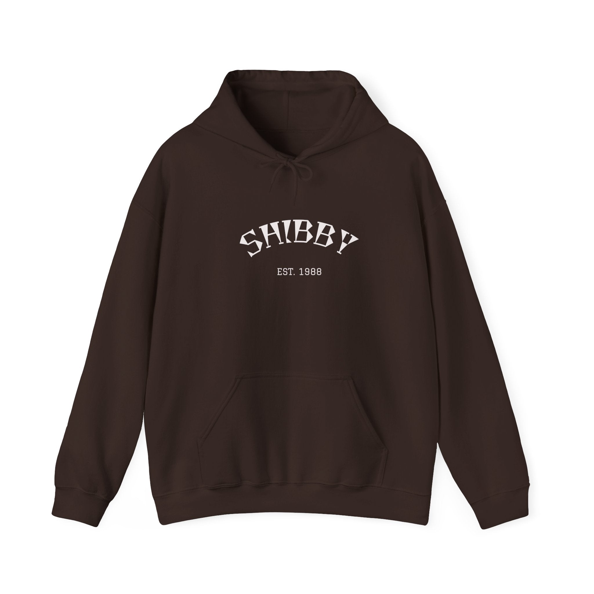 Shibby Est. 1988 Hoodie – Minimal Retro Logo Pullover