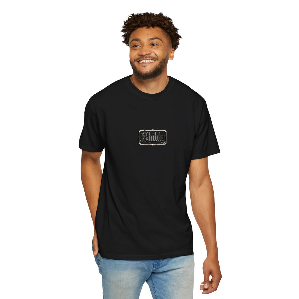 Shibby Script T-Shirt — Minimal Vintage Logo Tee