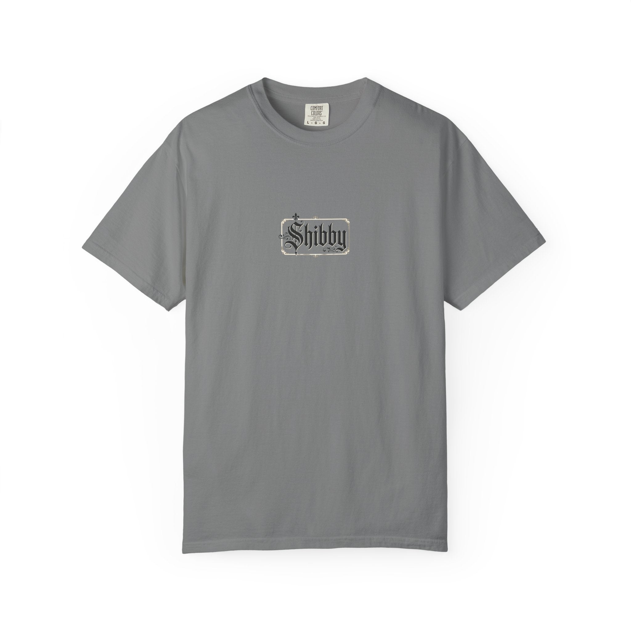Shibby Script T-Shirt — Minimal Vintage Logo Tee