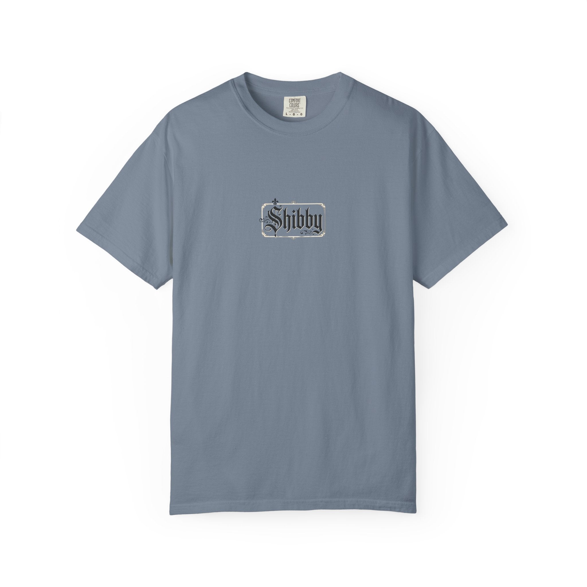 Shibby Script T-Shirt — Minimal Vintage Logo Tee
