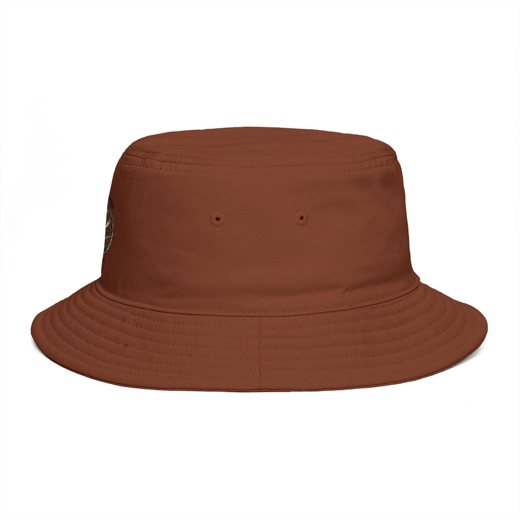 Shibby Vintage Fishing Bucket Hat — "Keep It thorough Kookaburra"