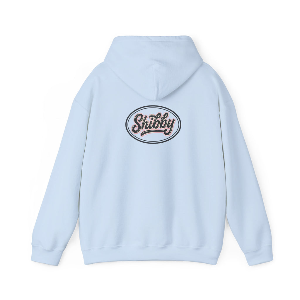 Ladies Jumpers -Shibby Logo Hoodie – Retro Script Pullover