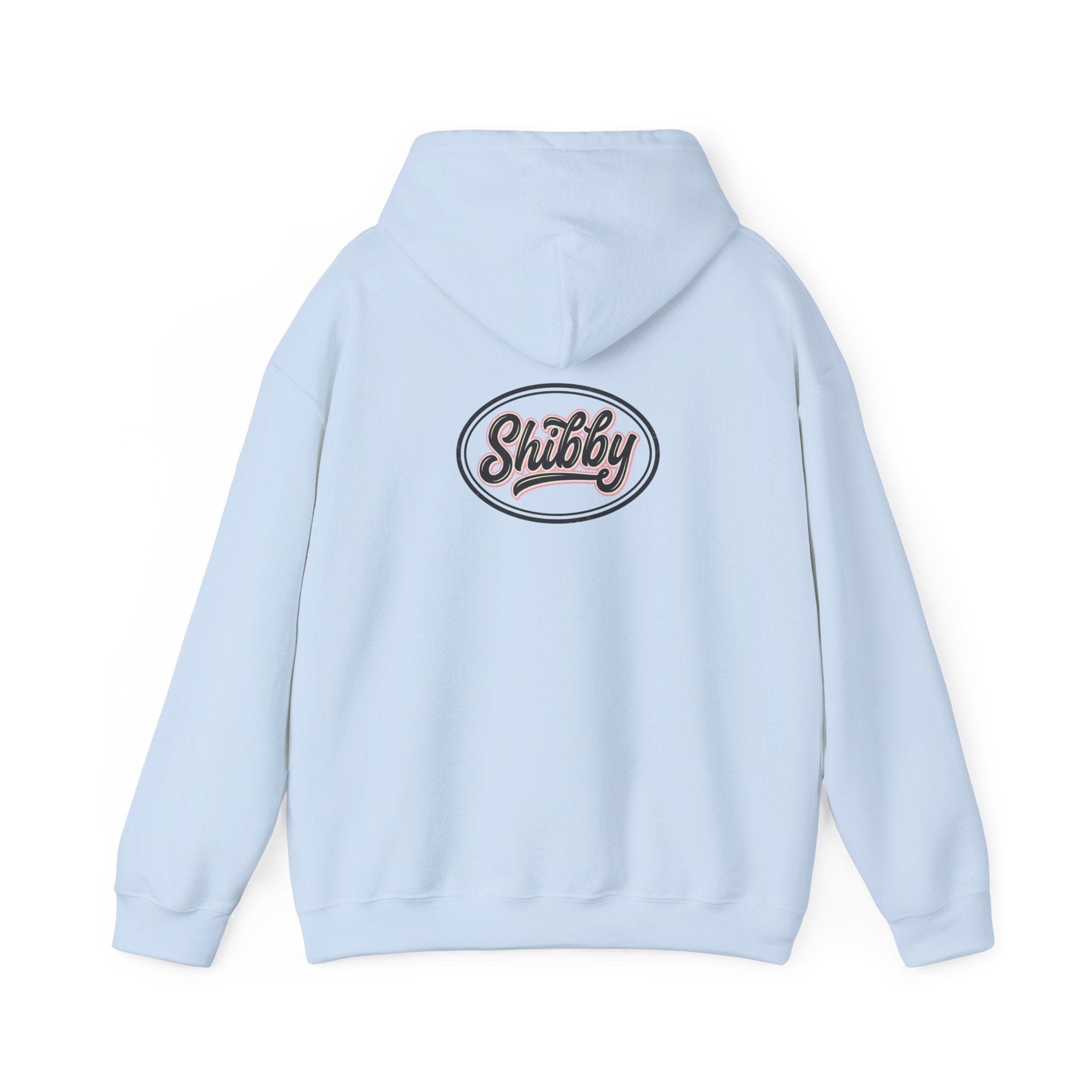 Ladies Jumpers -Shibby Logo Hoodie – Retro Script Pullover