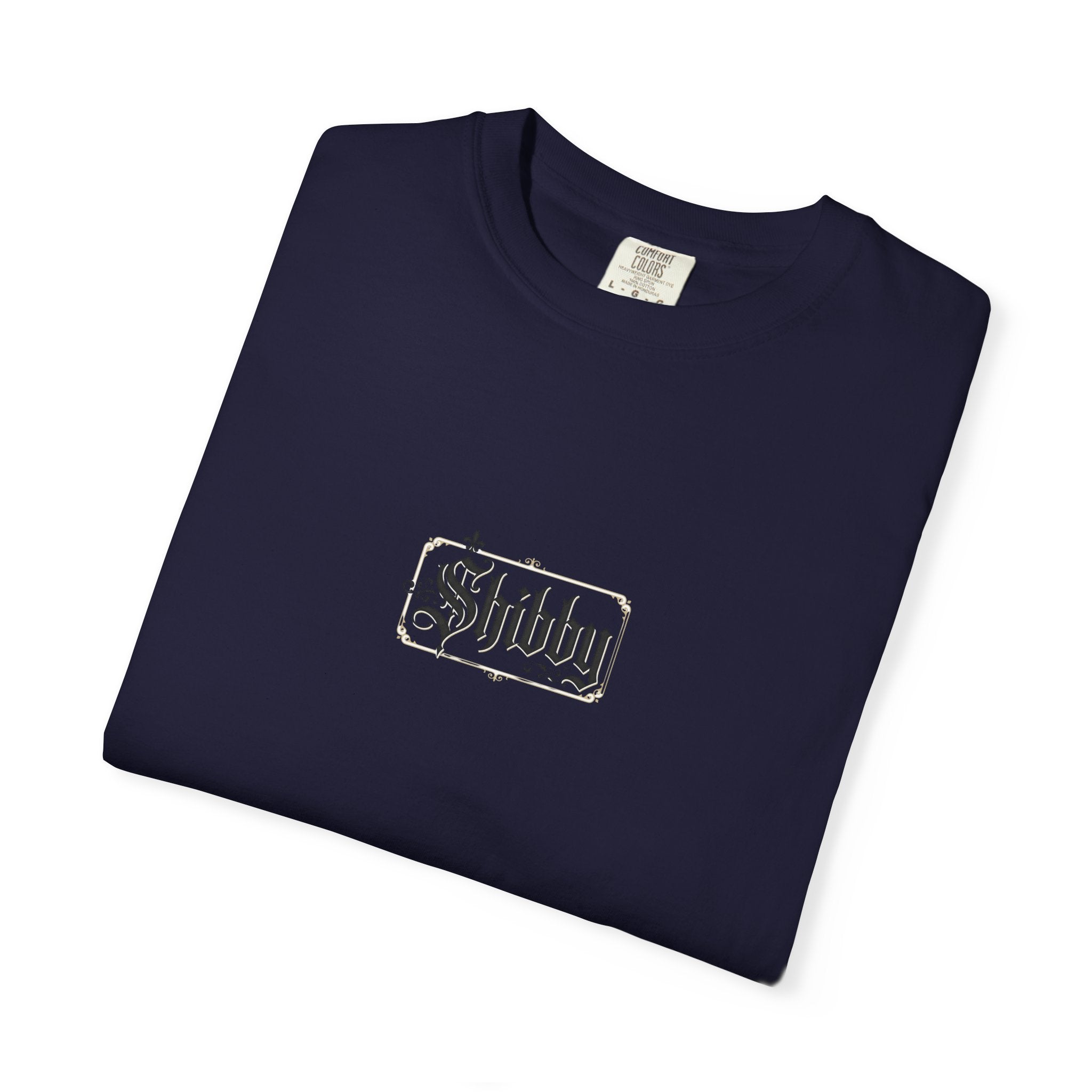Shibby Script T-Shirt — Minimal Vintage Logo Tee