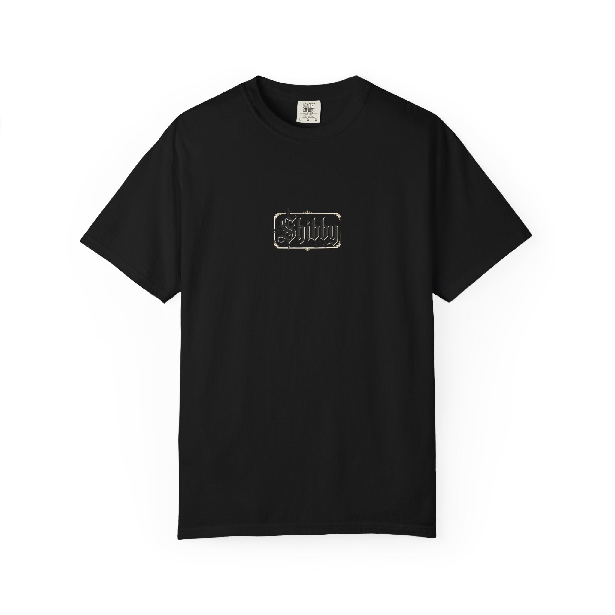 Shibby Script T-Shirt — Minimal Vintage Logo Tee