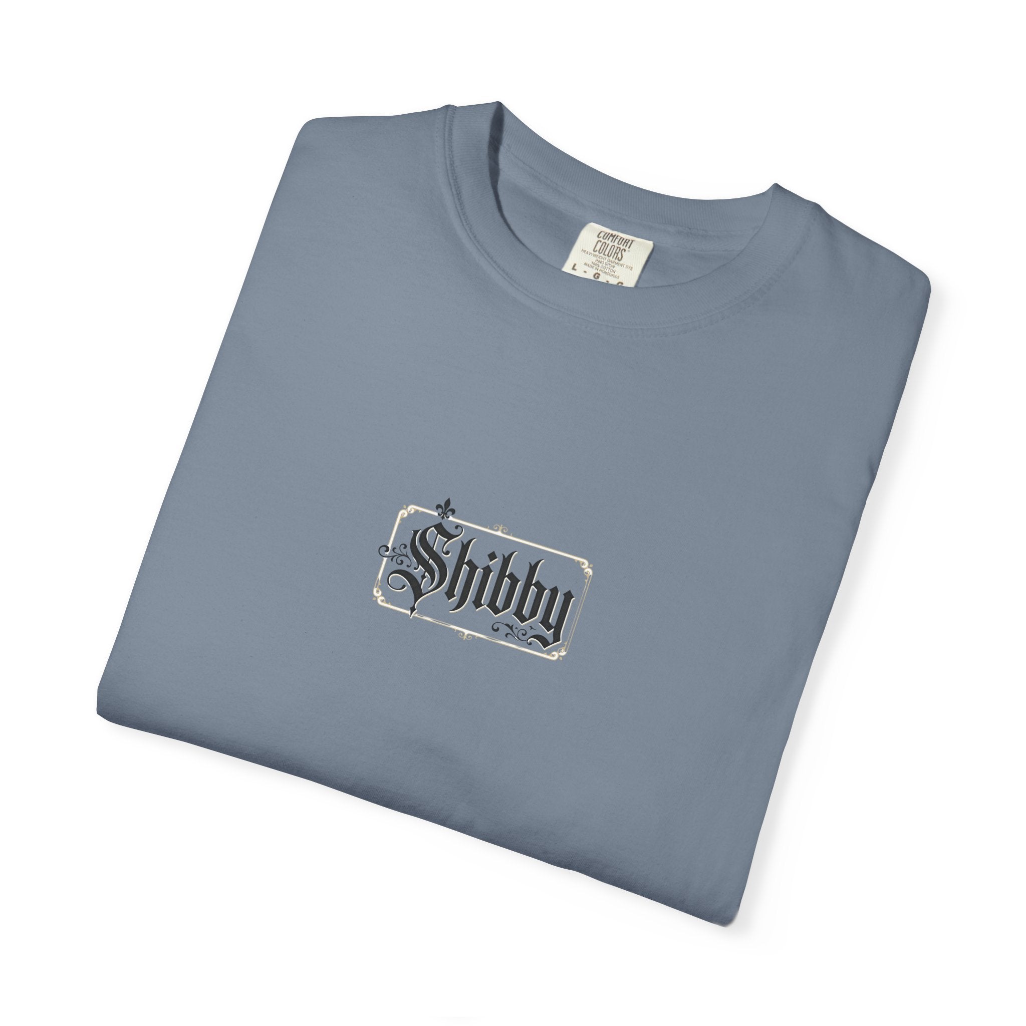 Shibby Script T-Shirt — Minimal Vintage Logo Tee