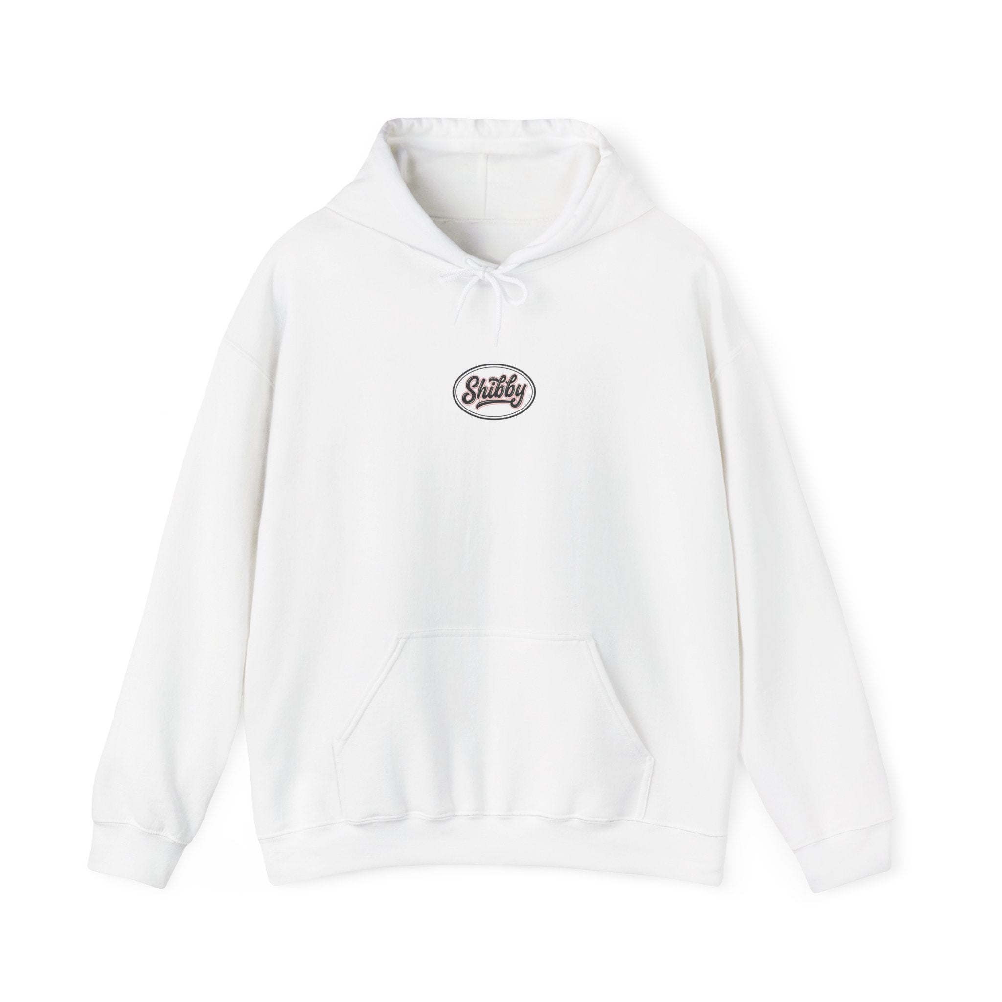 Ladies Jumpers -Shibby Logo Hoodie – Retro Script Pullover