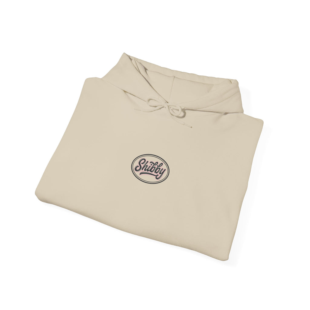 Ladies Jumpers -Shibby Logo Hoodie – Retro Script Pullover