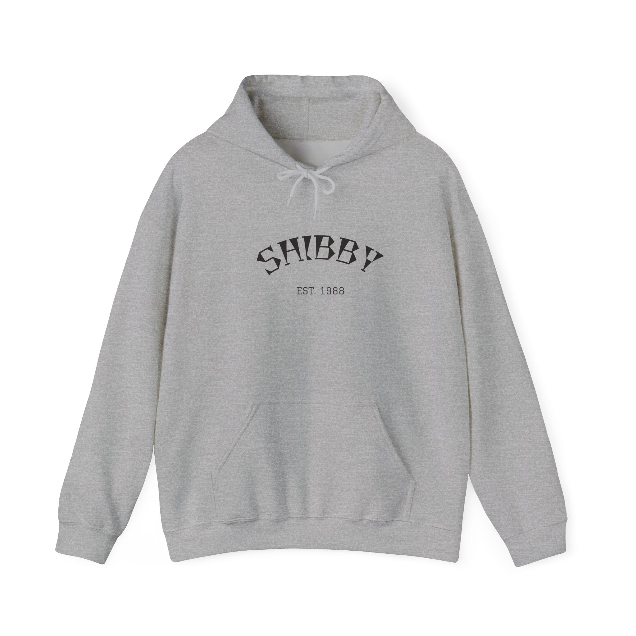Shibby Est. 1988 Hoodie – Minimal Retro Logo Pullover