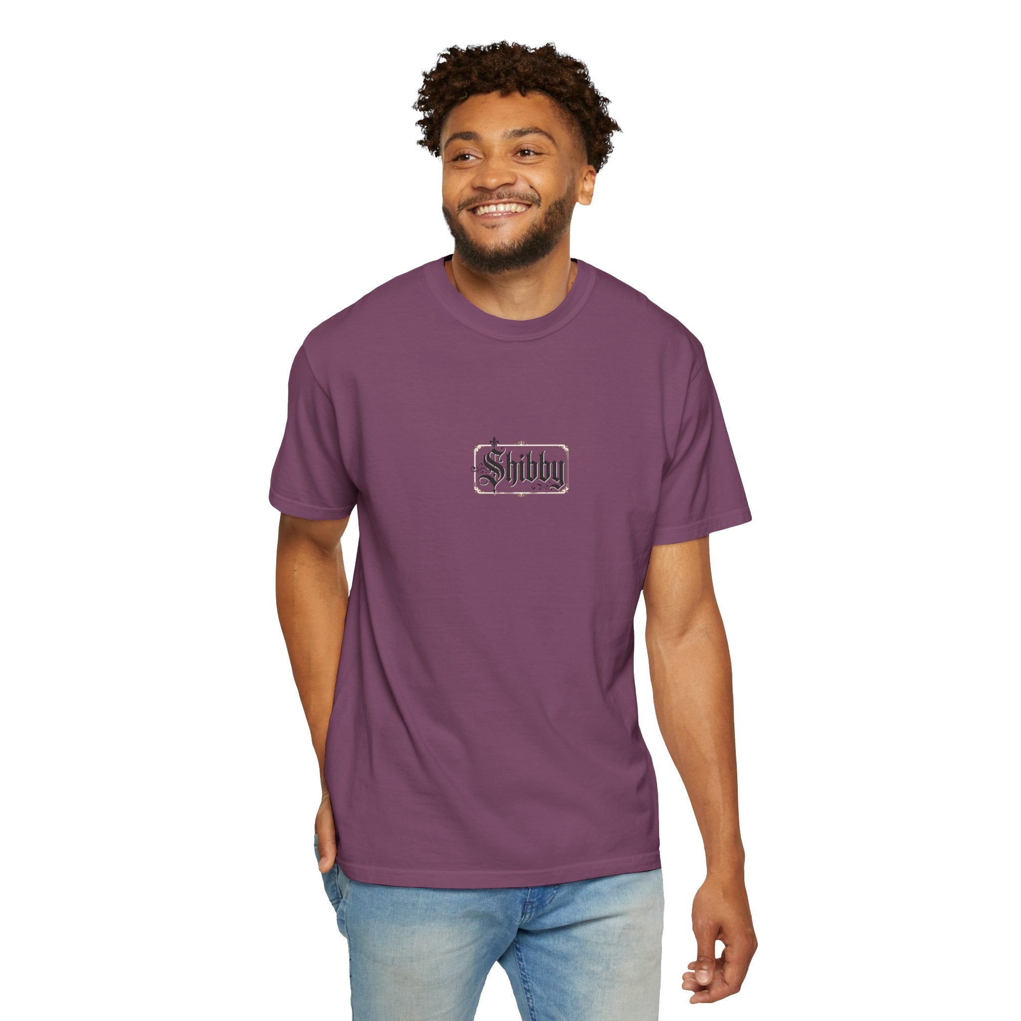 Shibby Script T-Shirt — Minimal Vintage Logo Tee