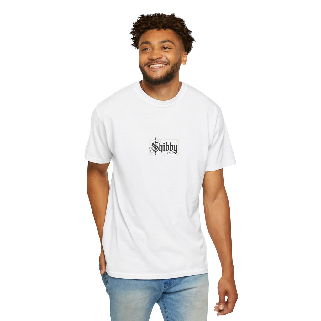 Shibby Script T-Shirt — Minimal Vintage Logo Tee