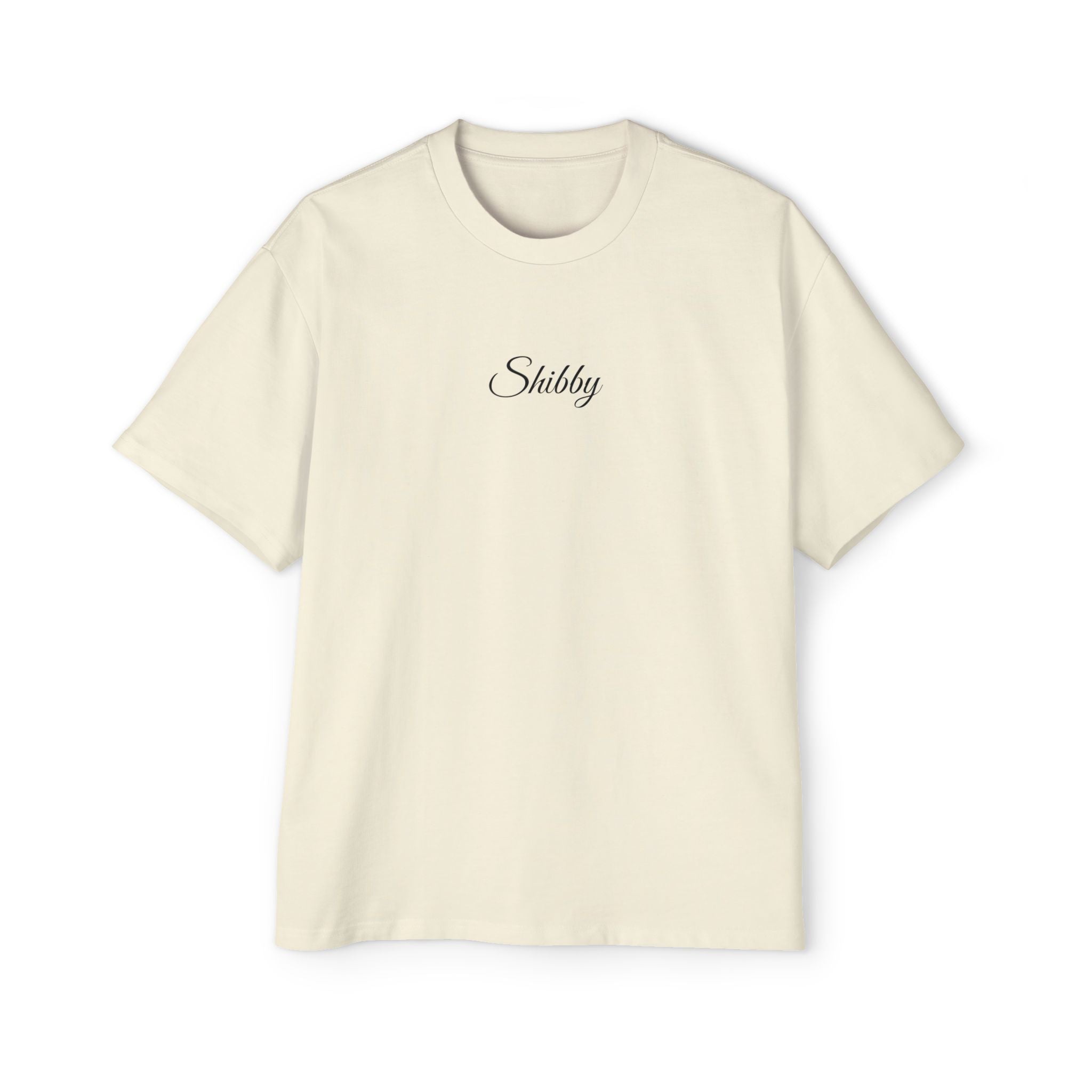 Shibby Oversized Tee — Minimalist Graphic T-Shirt