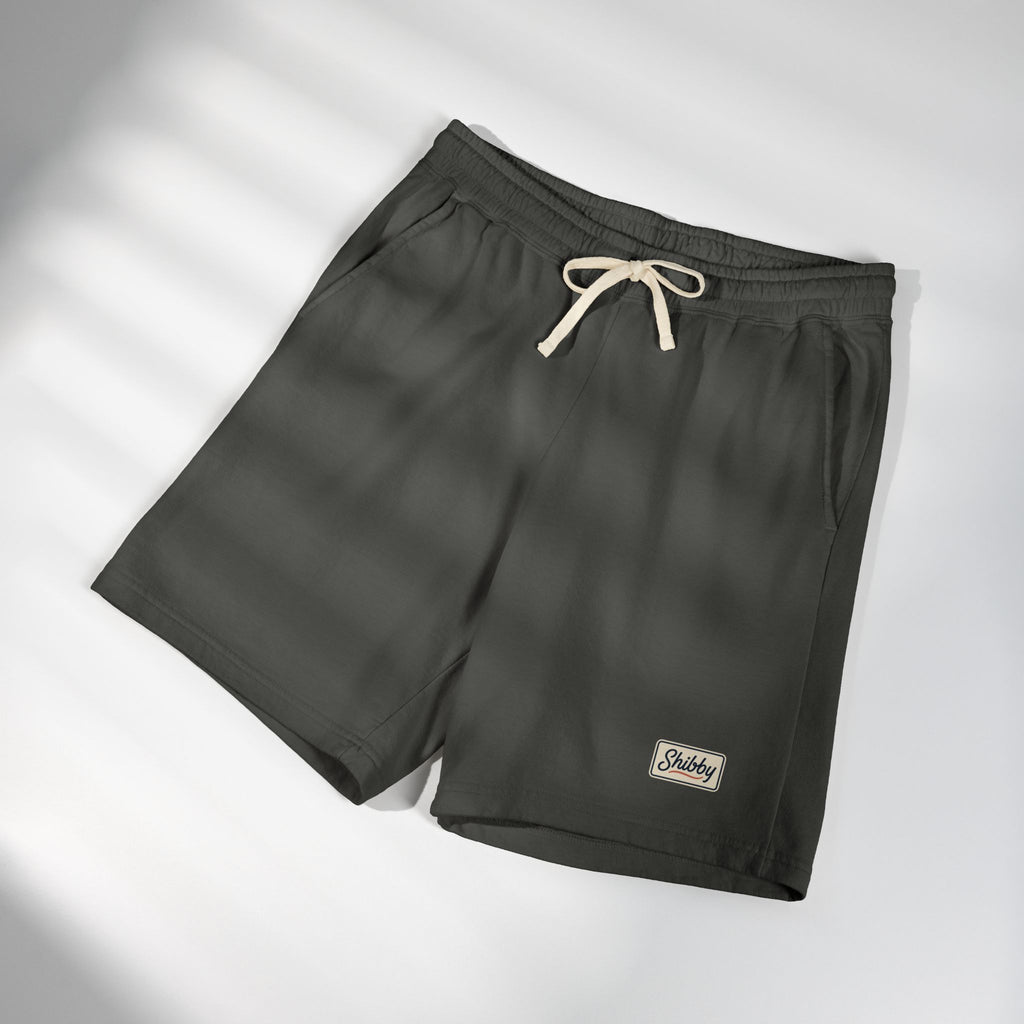 Shibby Fleece Sweat Shorts — Garment-Dyed Lightweight Lounge Shorts