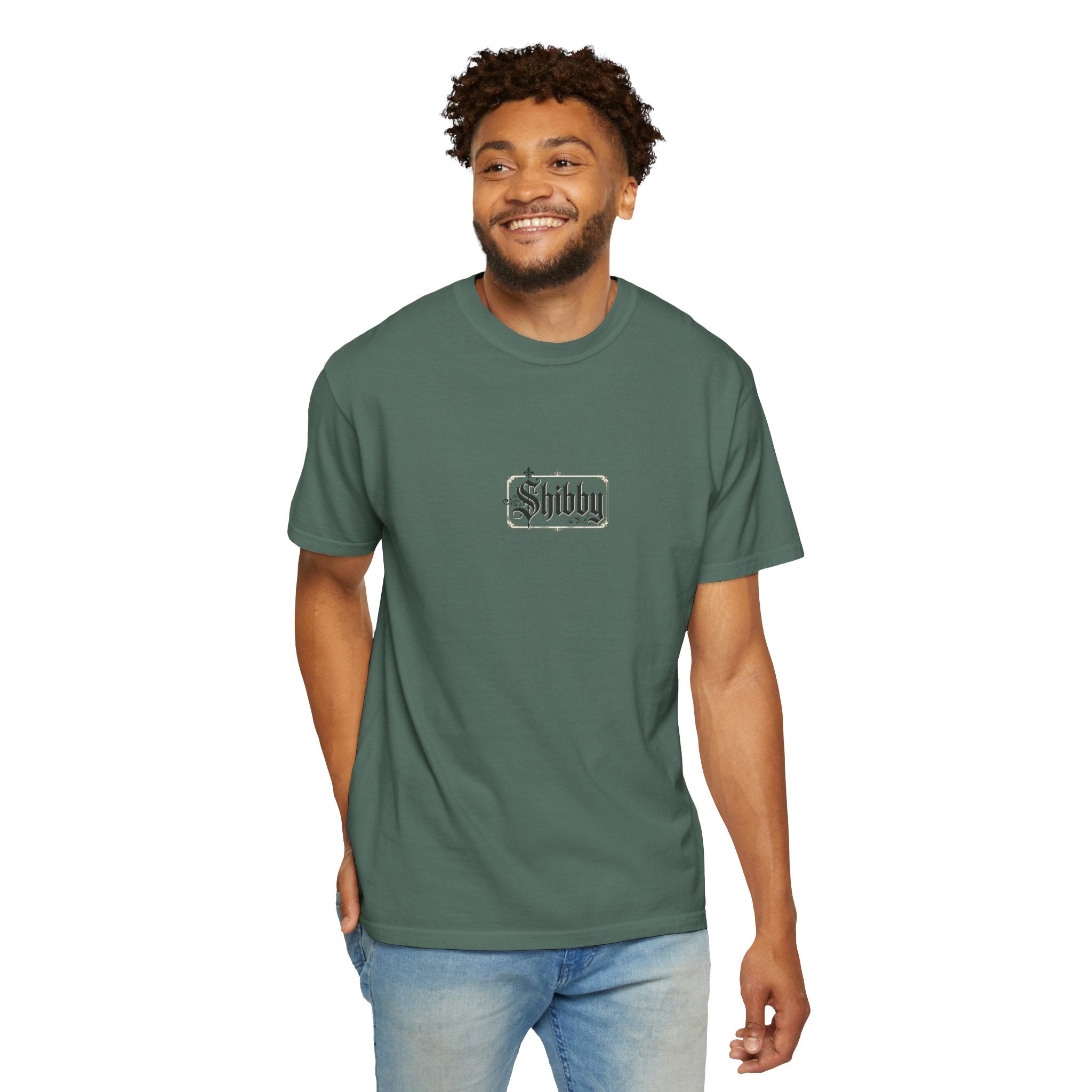 Shibby Script T-Shirt — Minimal Vintage Logo Tee