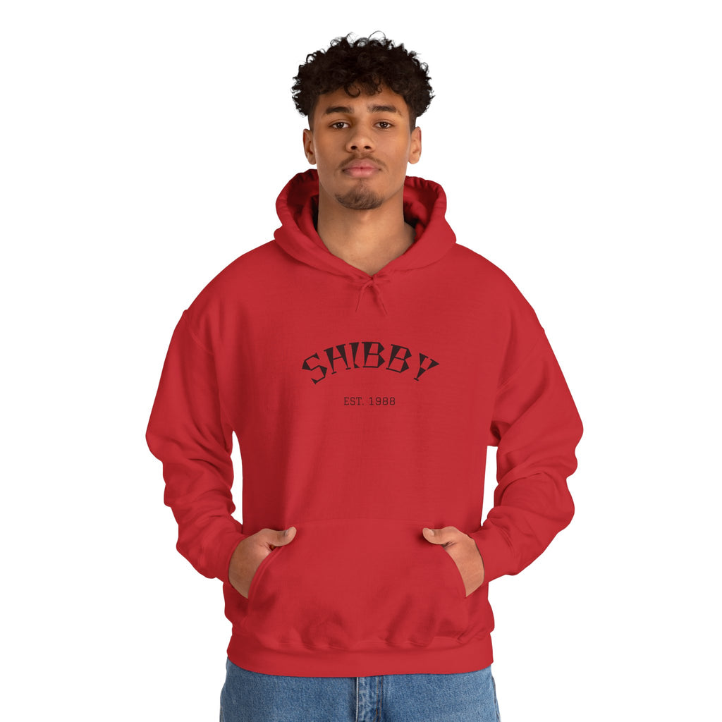 Shibby Est. 1988 Hoodie – Minimal Retro Logo Pullover