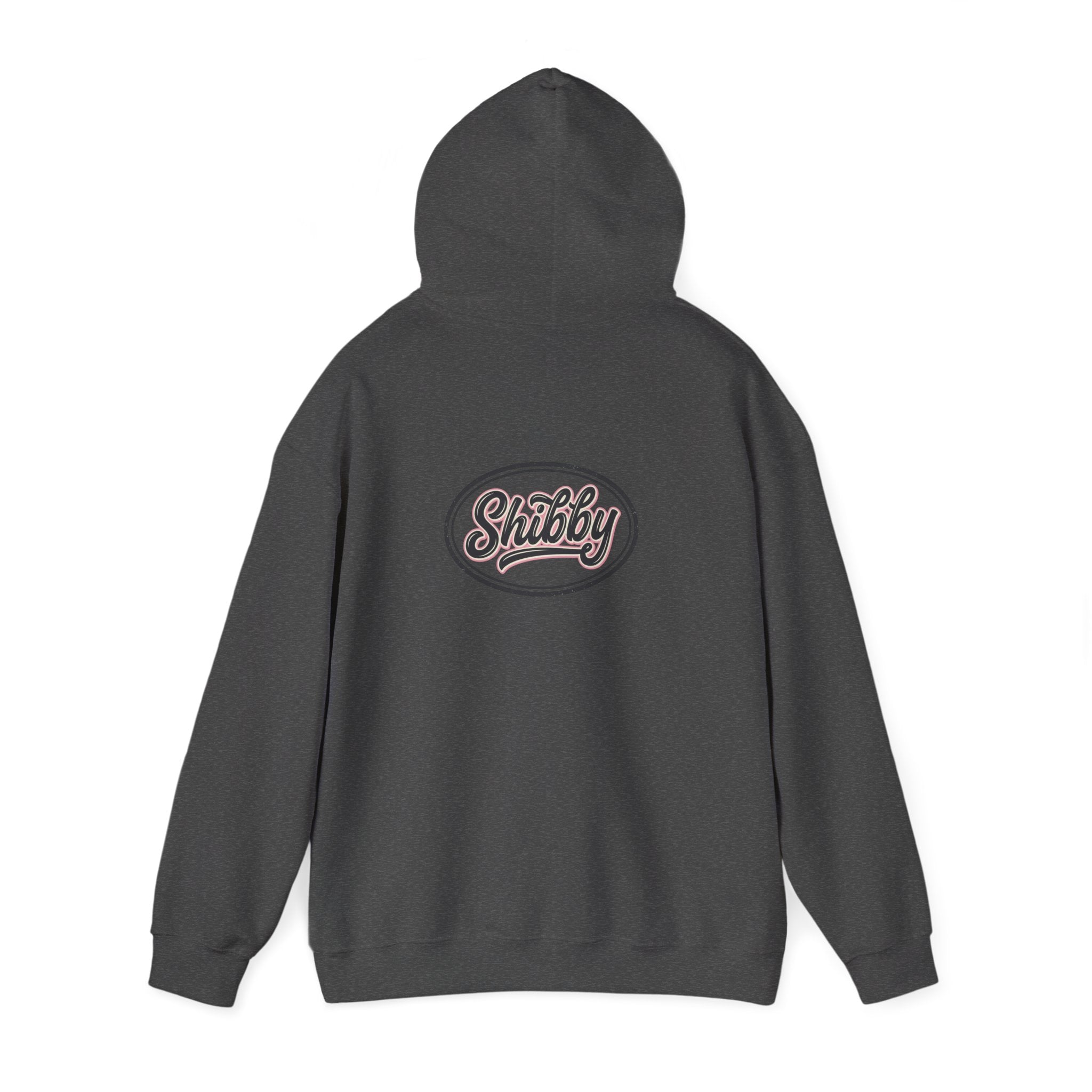 Ladies Jumpers -Shibby Logo Hoodie – Retro Script Pullover